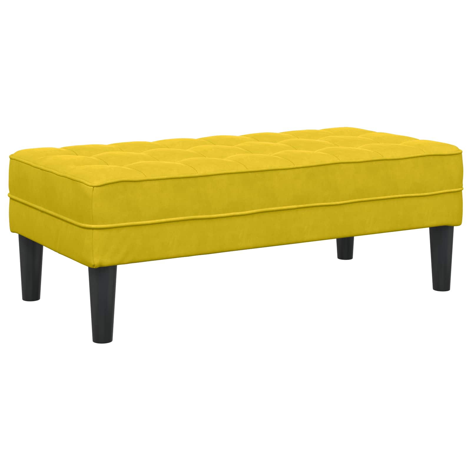 Bankstel 2 st Geel Polyester – afbeelding 4