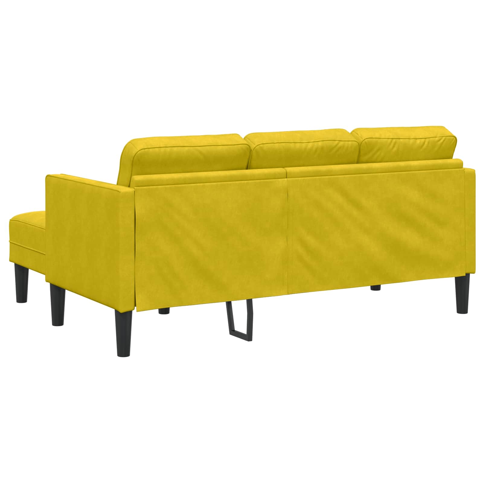 Bankstel 2 st Geel Polyester – afbeelding 6