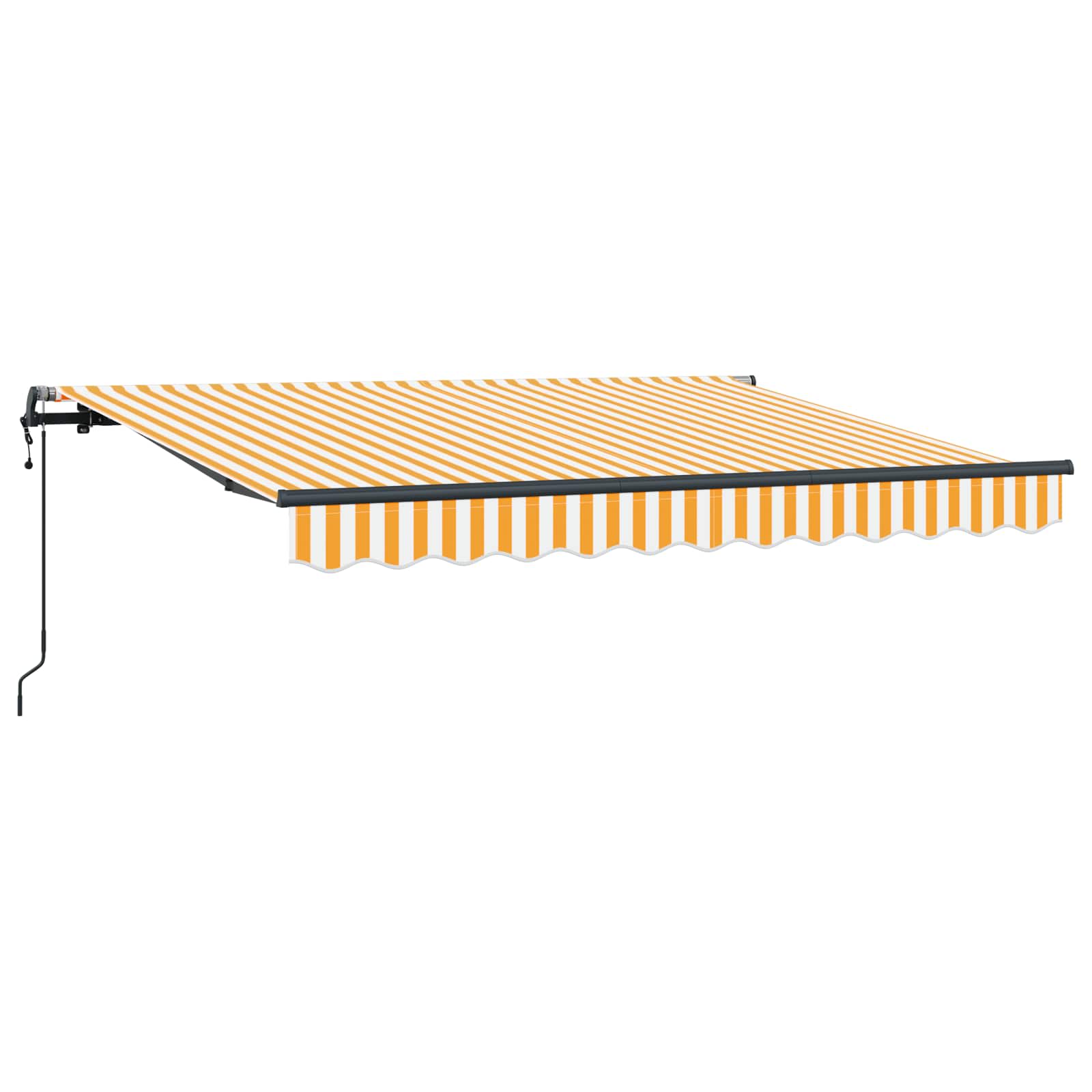 Inklapbaar Zonnescherm Geel 250 x 200 cm Stof – afbeelding 2