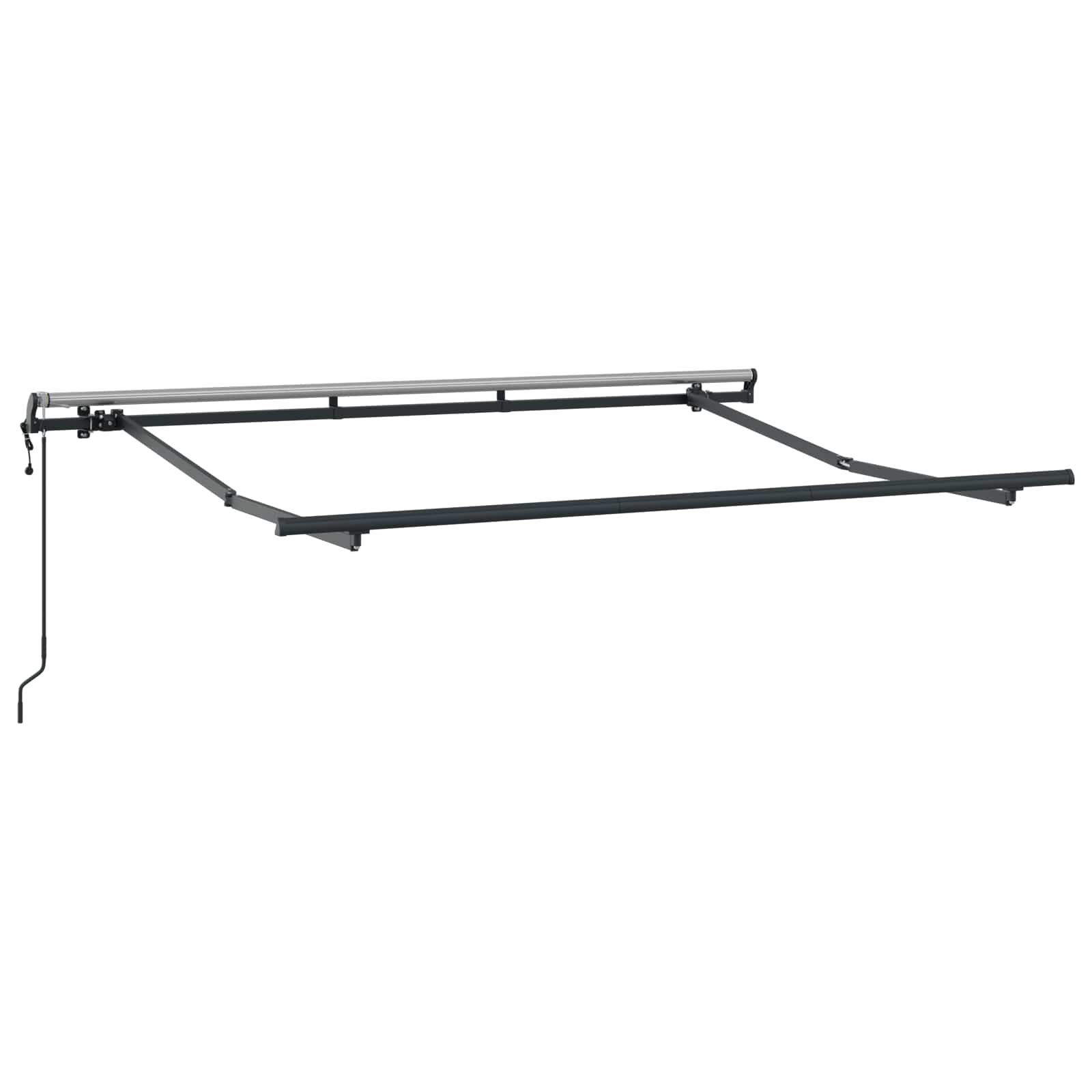 Inklapbaar Zonnescherm Geel 250 x 200 cm Stof – afbeelding 5