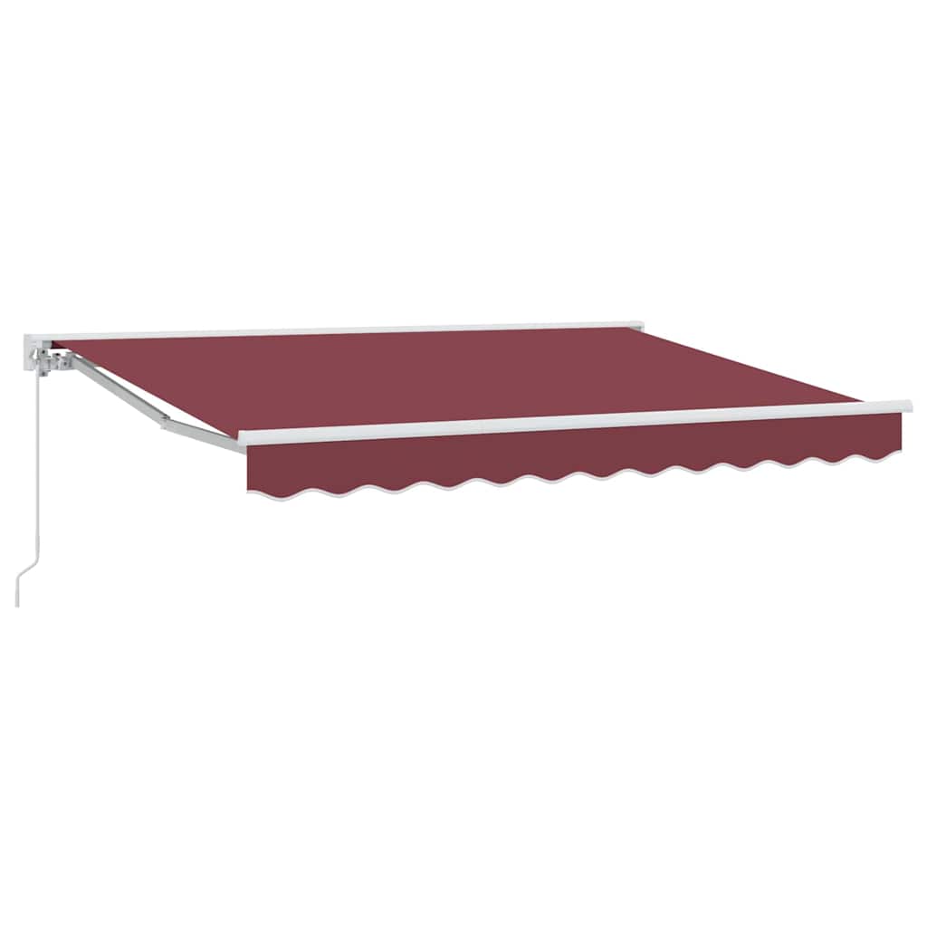 Zijde Frame Bordeauxrood 250 x 200 cm Polyester met PU-coating – afbeelding 2