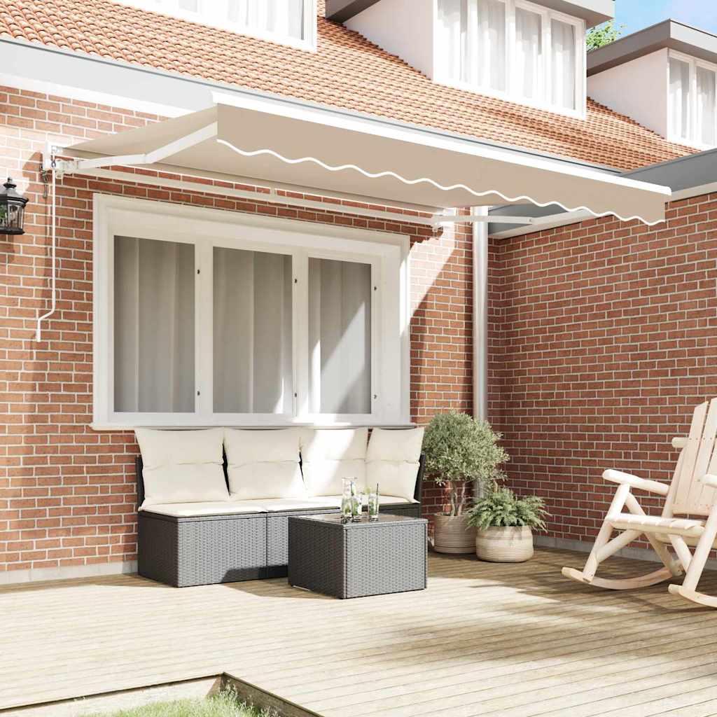 Zijde Frame Beige 250 x 200 cm Polyester met PU-coating – afbeelding 3