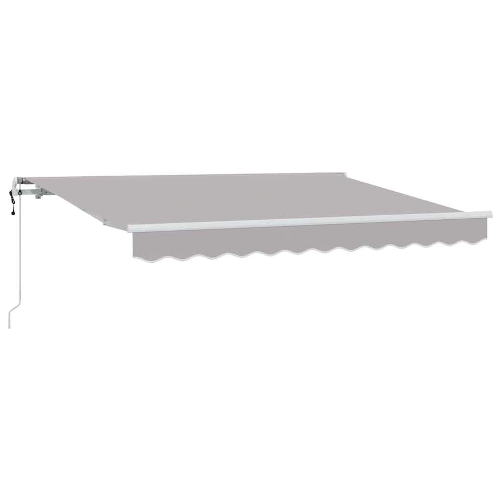 Inklapbaar Zonnescherm Lichtgrijs 250 x 200 cm Stof – afbeelding 2