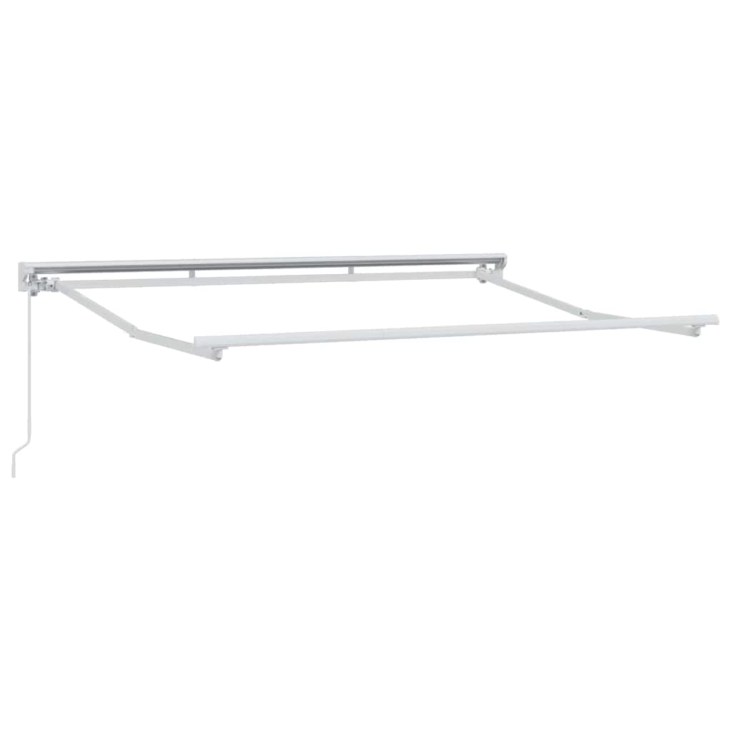 Zijde Frame Groen en Wit 250 x 200 cm Polyester met PU-coating – afbeelding 5