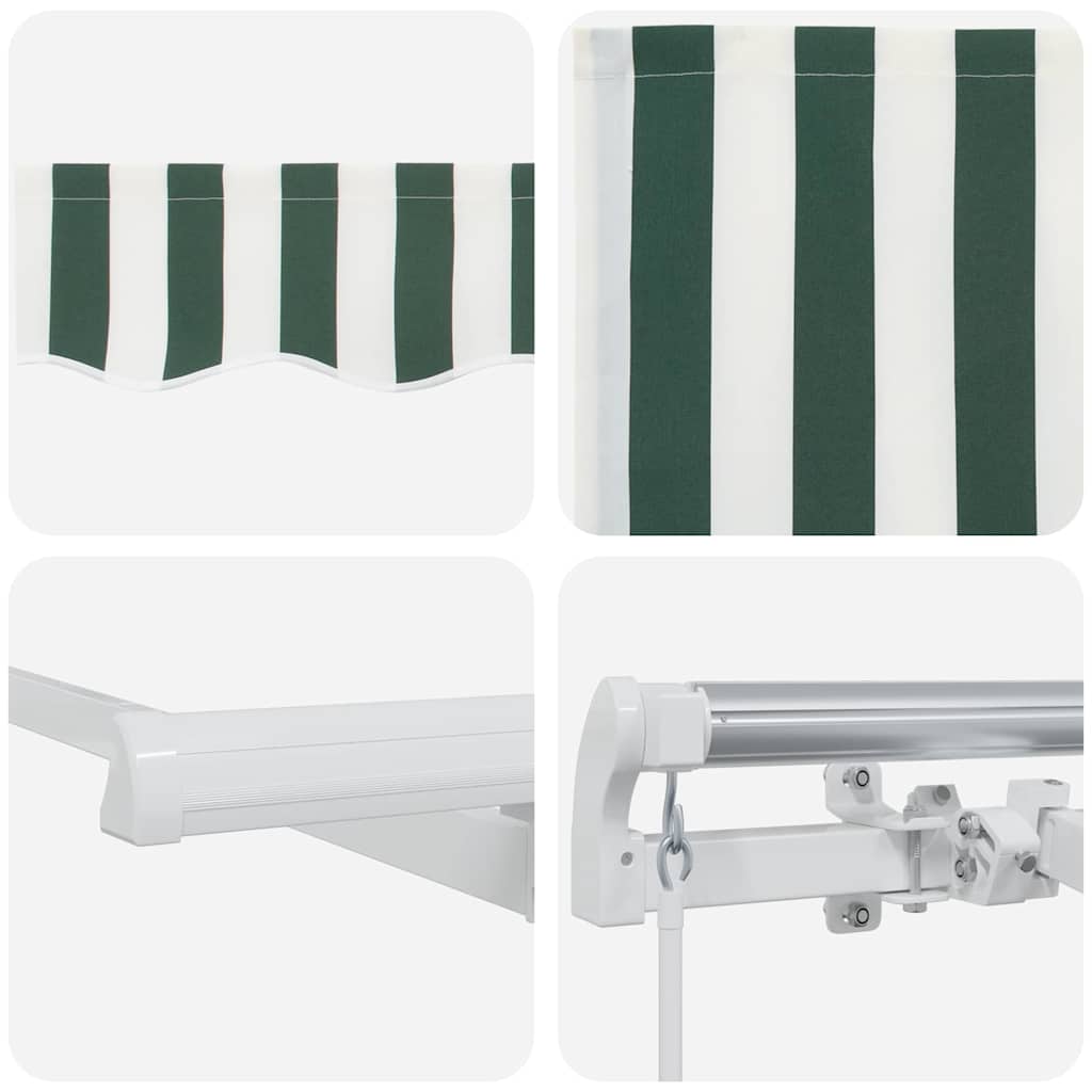 Inklapbaar Zonnescherm Groen 250 x 200 cm Stof – afbeelding 8