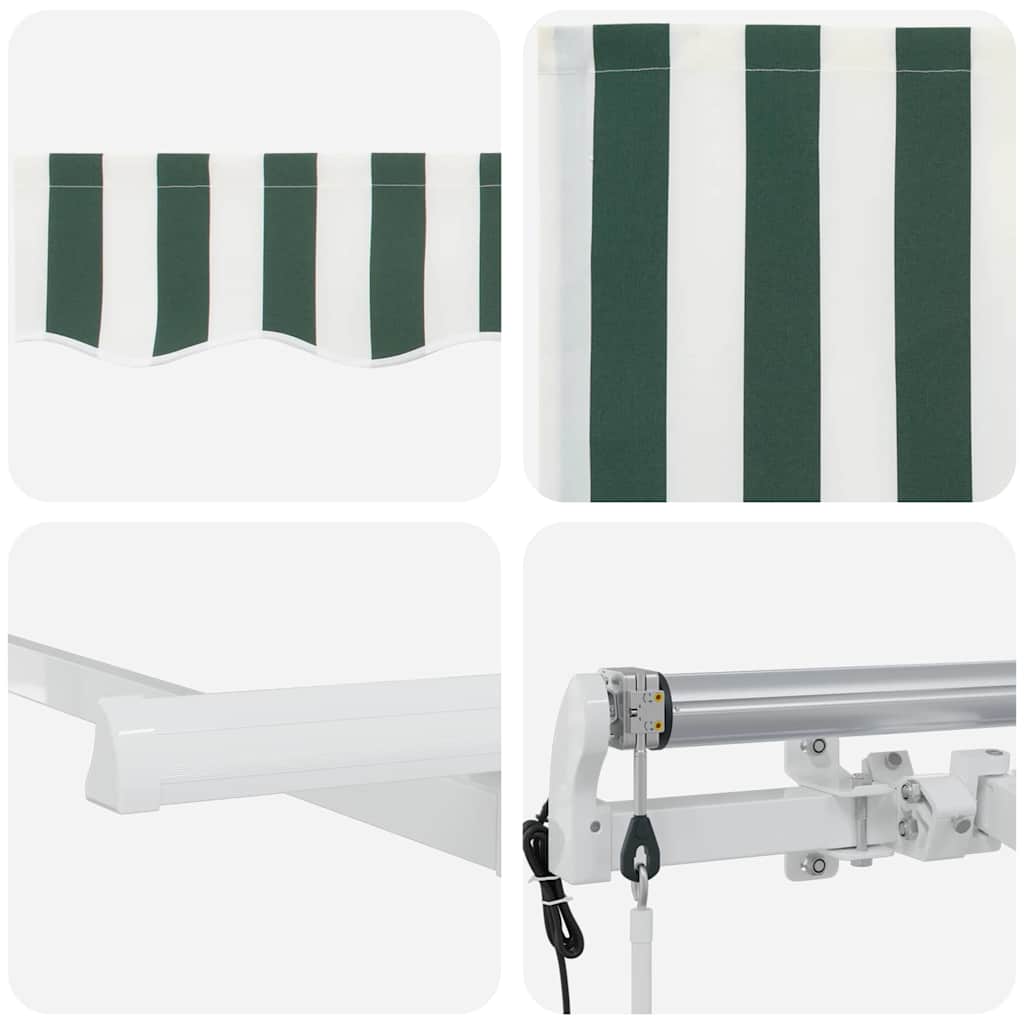 Inklapbaar Zonnescherm Groen 250 x 200 cm Stof – afbeelding 8