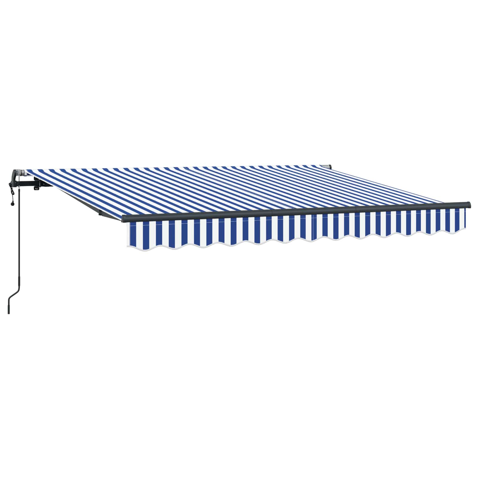 Inklapbaar Zonnescherm Blauw 300 x 200 cm Stof – afbeelding 2