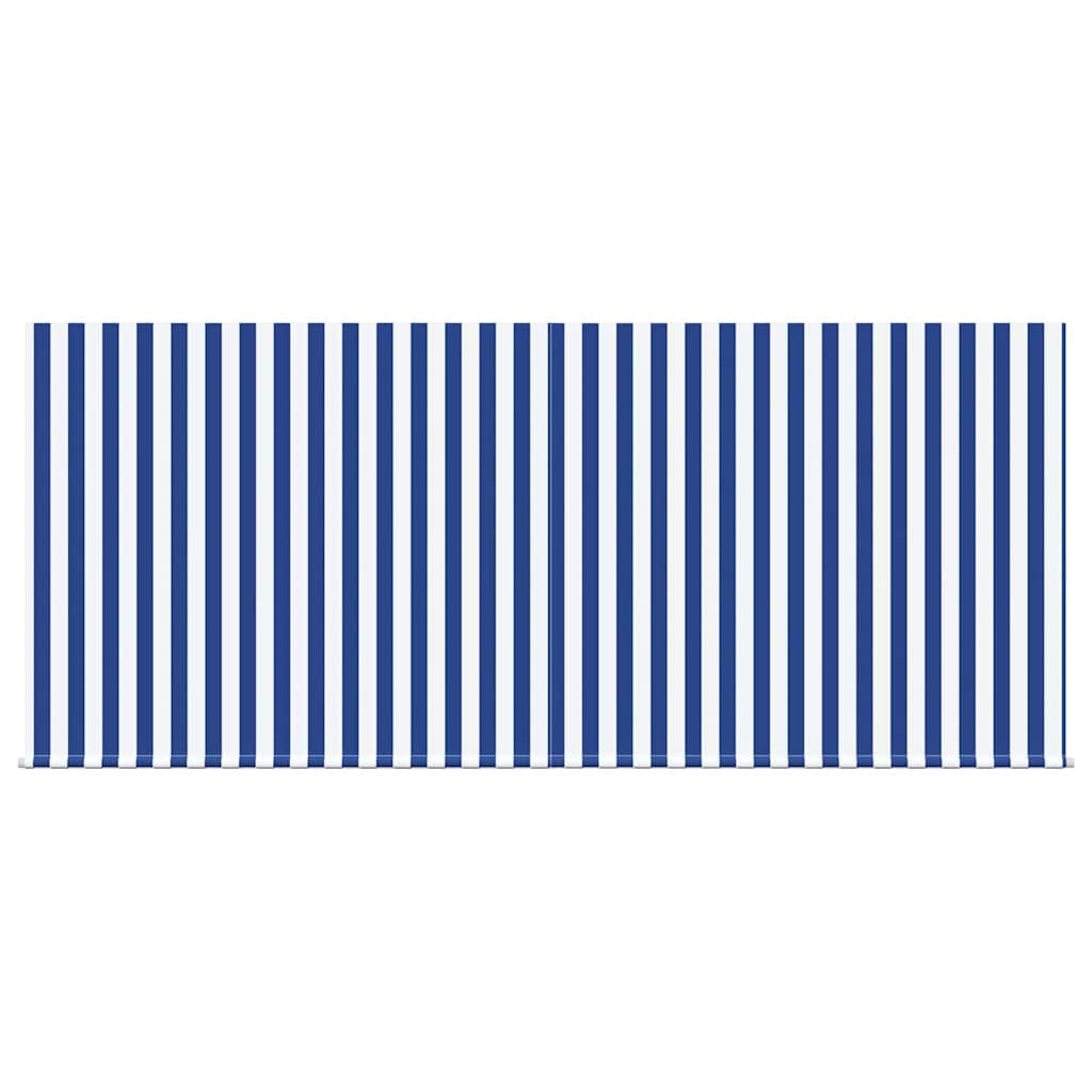 Inklapbaar Zonnescherm Blauw en Wit 300 x 200 cm – afbeelding 7
