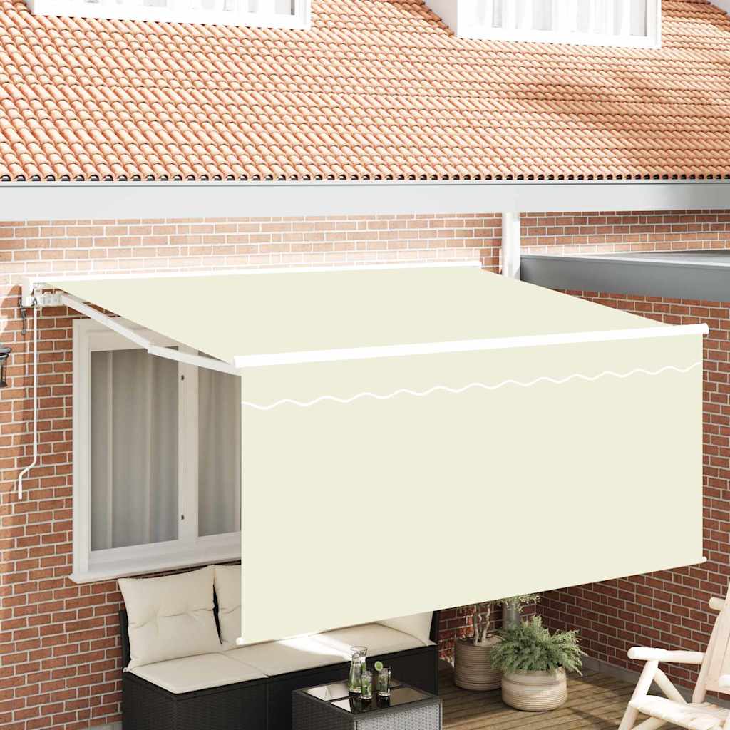 Inklapbaar Zonnescherm Crème 300 x 200 cm