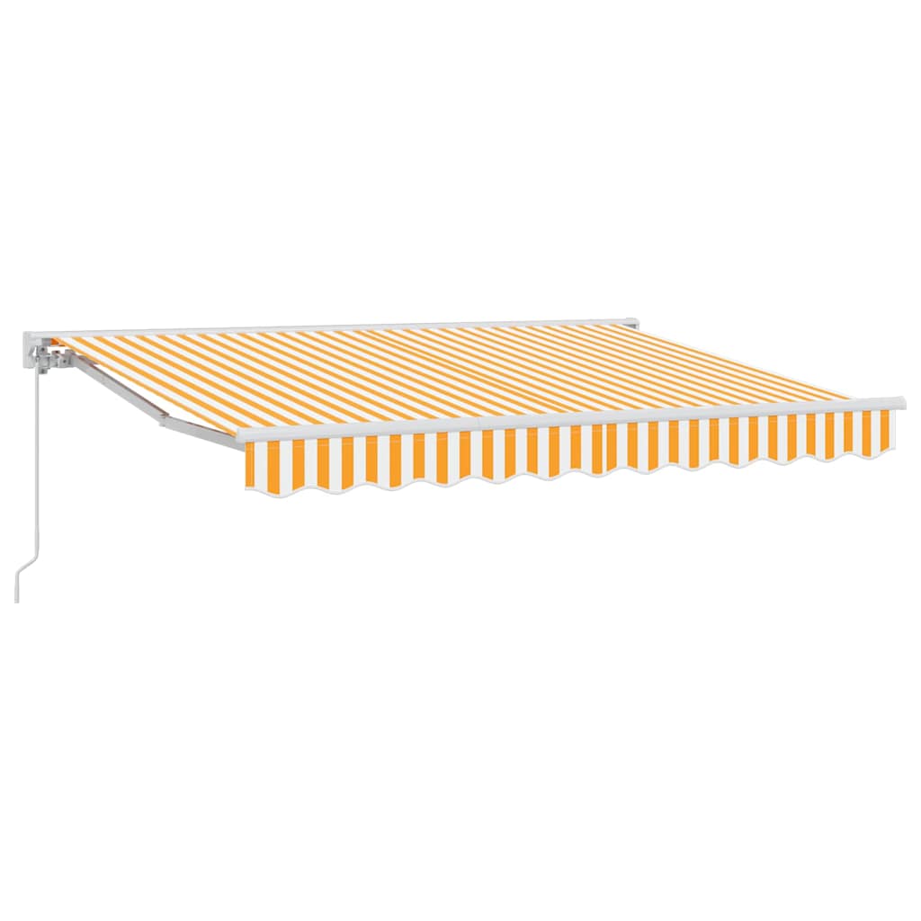 Zijde Frame Geel en Wit 300 x 200 cm Polyester met PU-coating – afbeelding 2