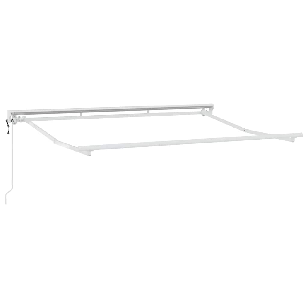 Zijde Frame Geel en Wit 300 x 200 cm Polyester met PU-coating – afbeelding 5