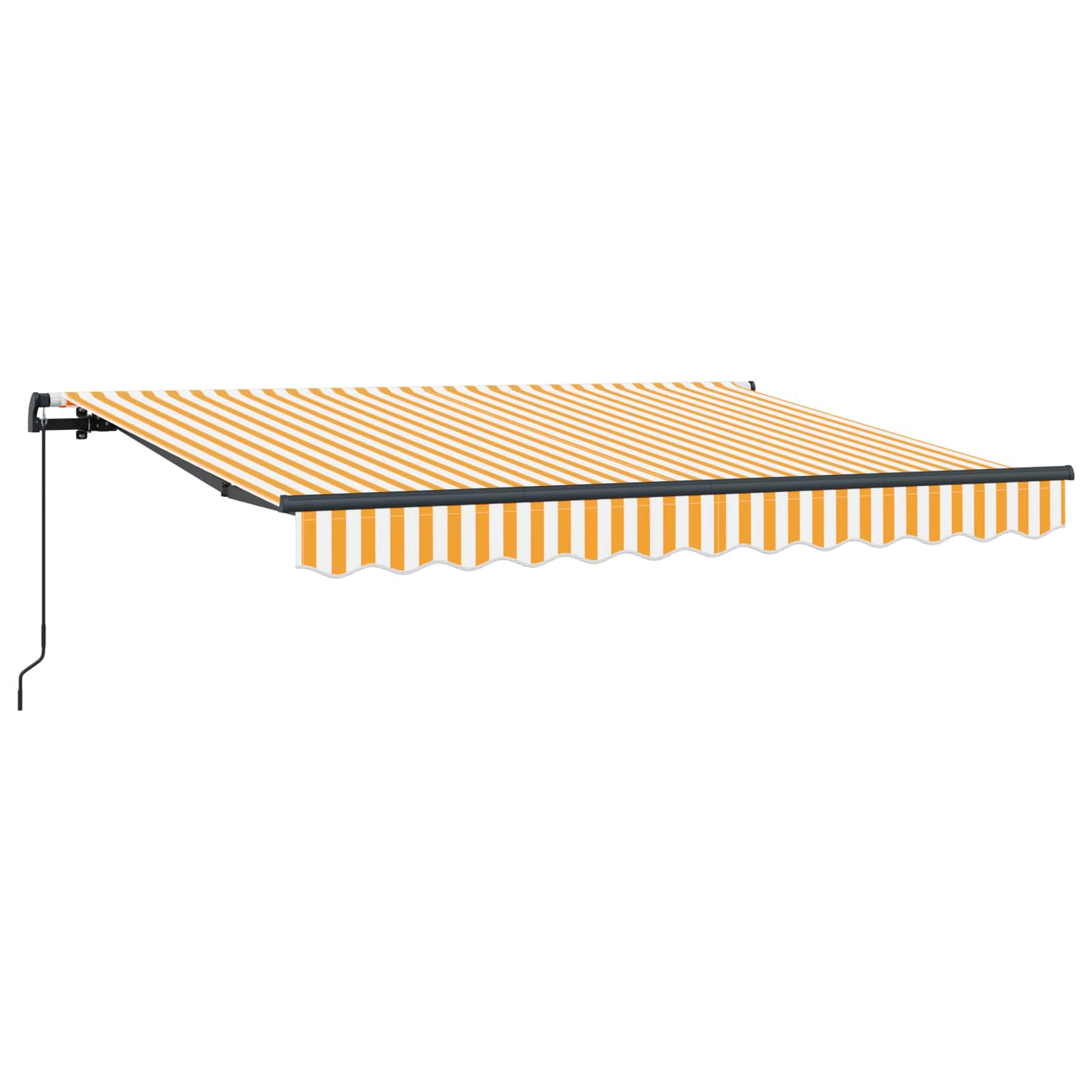 Inklapbaar Zonnescherm Geel 300 x 200 cm Stof – afbeelding 2