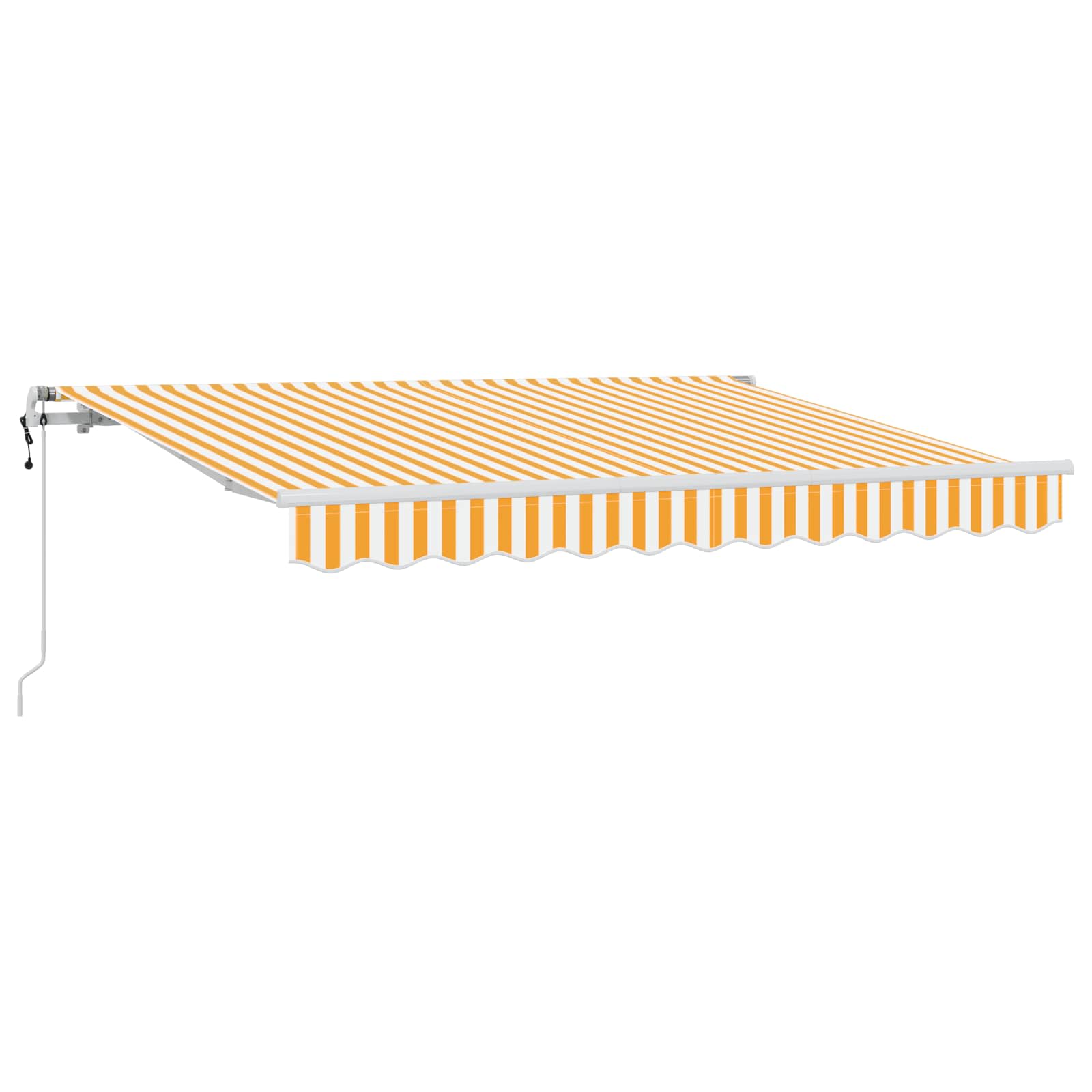 Inklapbaar Zonnescherm Geel 300 x 200 cm Stof – afbeelding 2