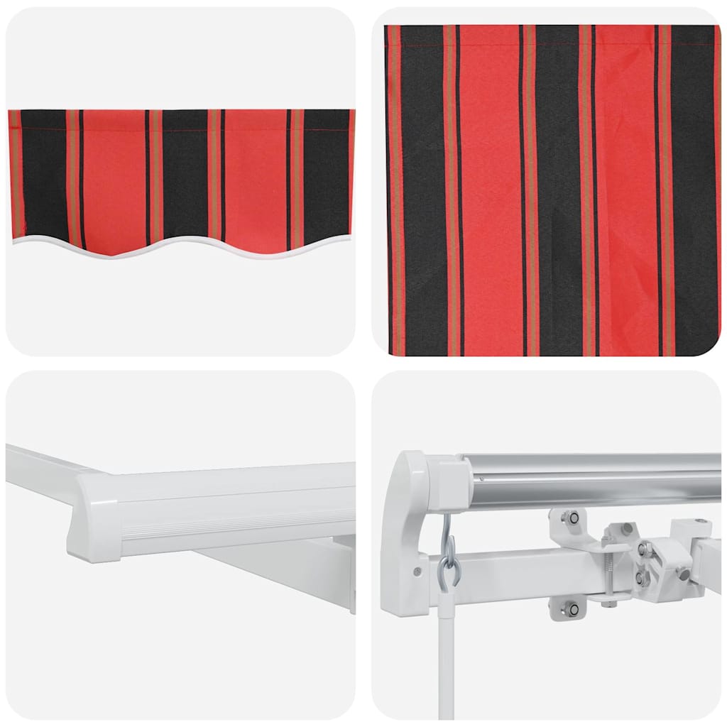 Inklapbaar Zonnescherm Oranje 300 x 200 cm Stof – afbeelding 8