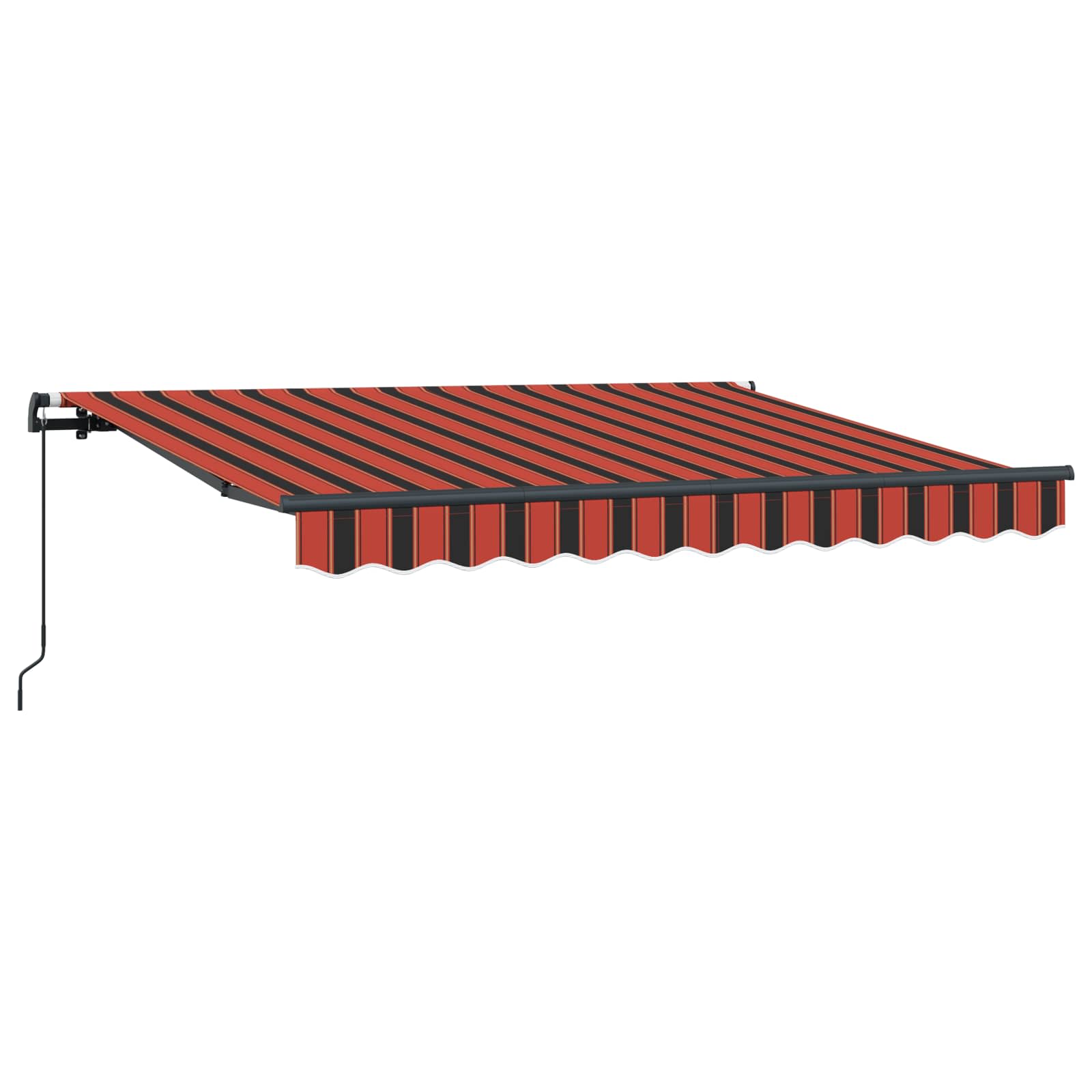 Inklapbaar Zonnescherm Oranje 300 x 200 cm Stof – afbeelding 2