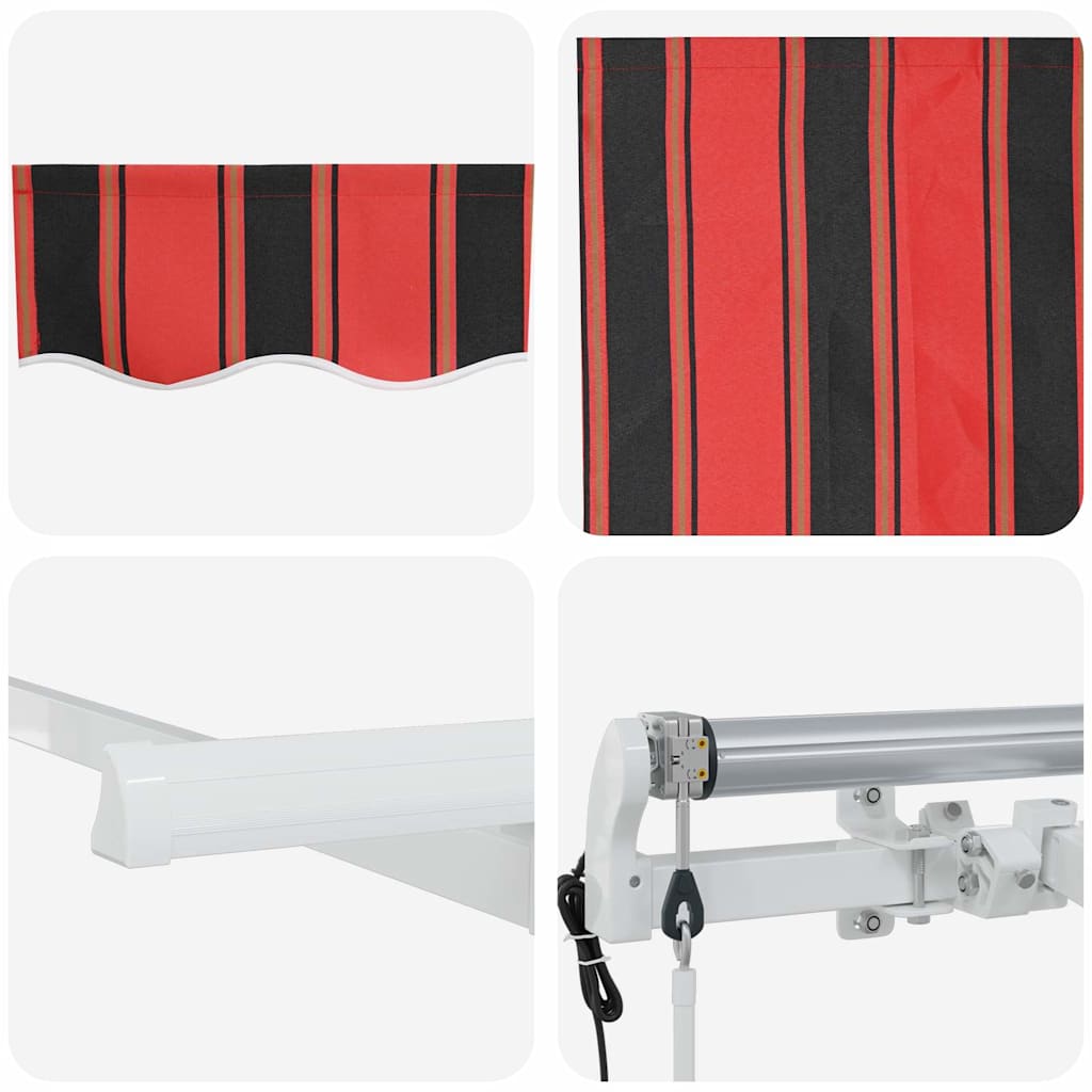Inklapbaar Zonnescherm Oranje 300 x 200 cm Stof – afbeelding 8