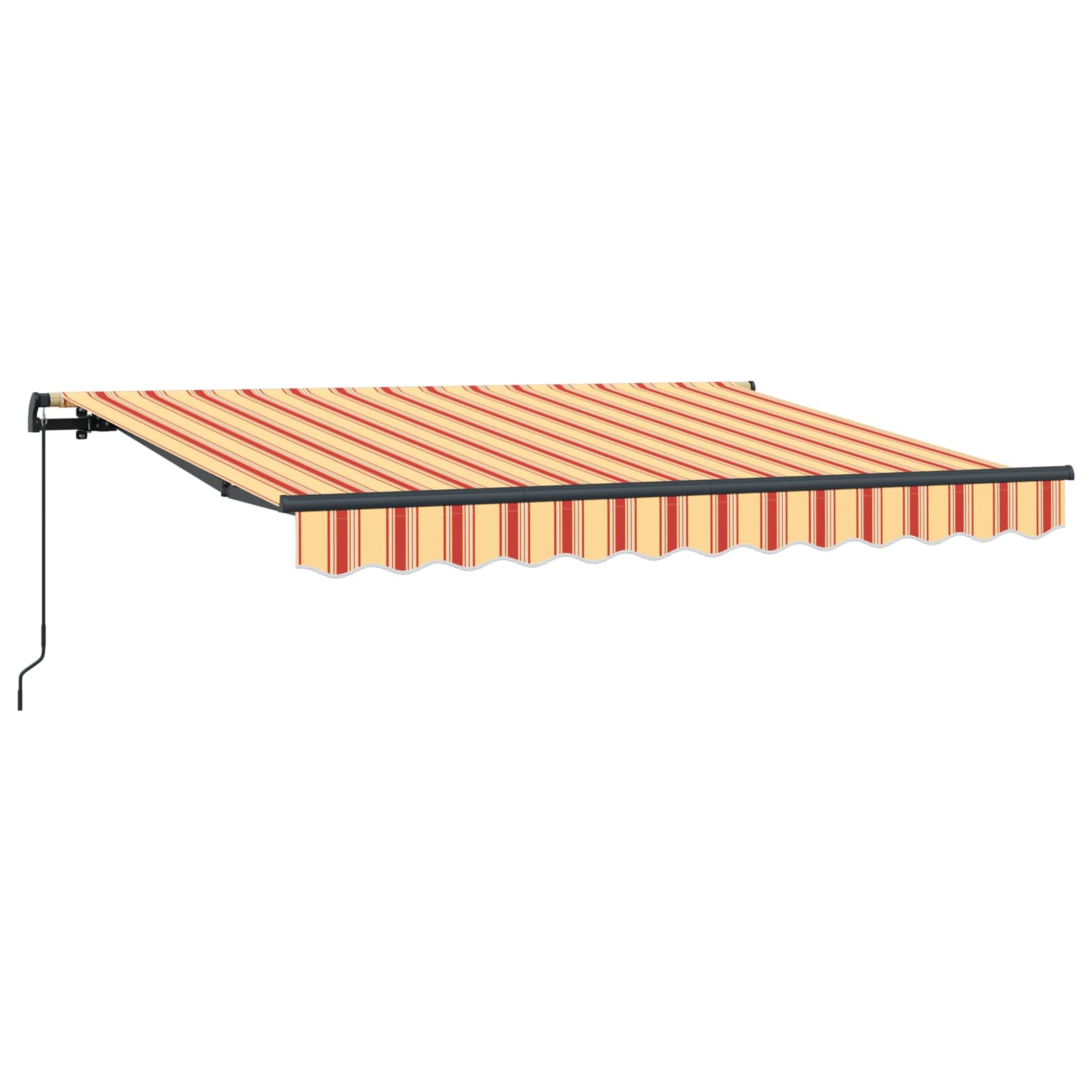 Inklapbaar Zonnescherm Geel 300 x 200 cm Stof – afbeelding 2