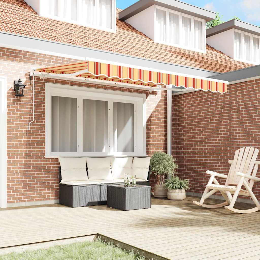 Inklapbaar Zonnescherm Geel 300 x 200 cm Stof – afbeelding 3