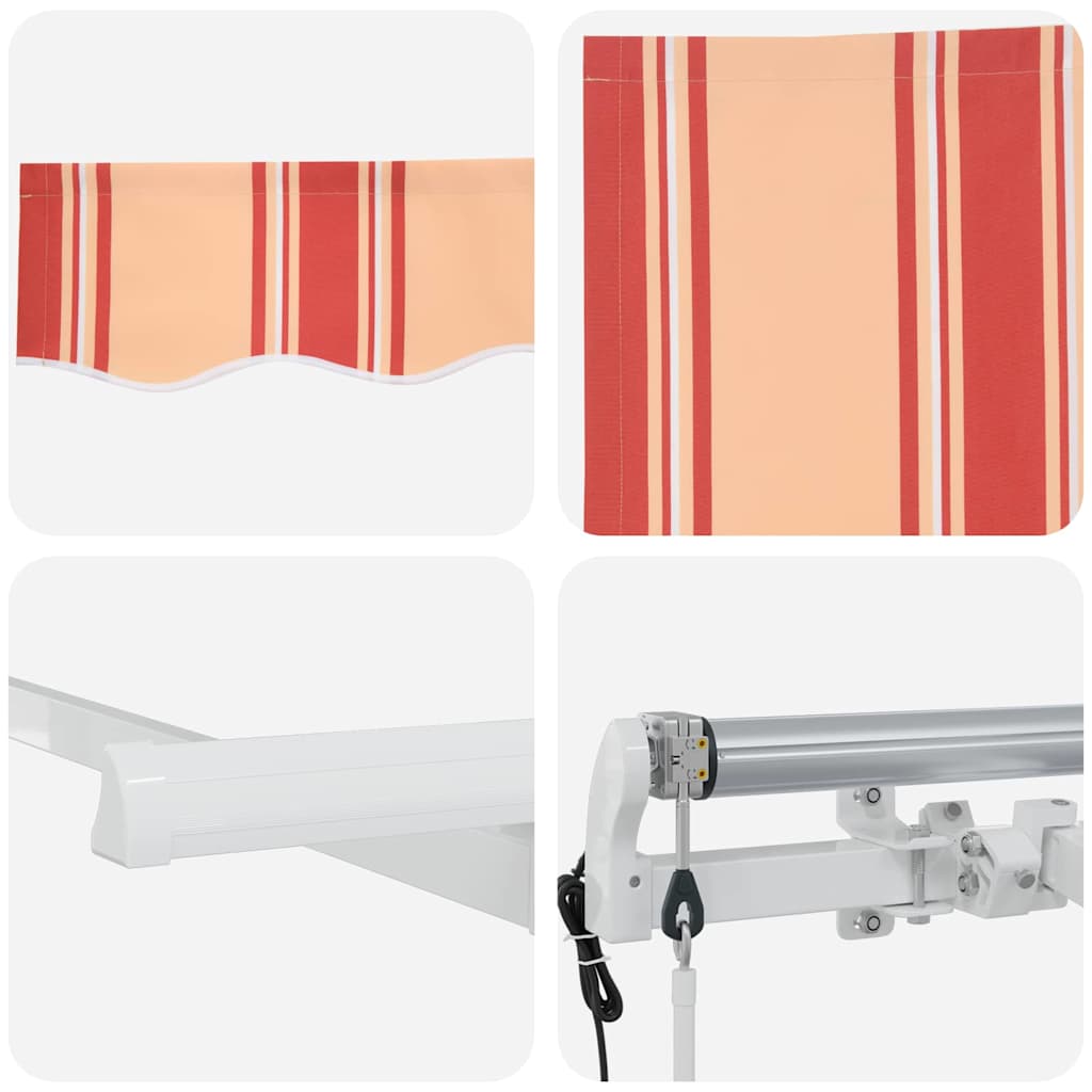 Inklapbaar Zonnescherm Geel 300 x 200 cm Stof – afbeelding 8