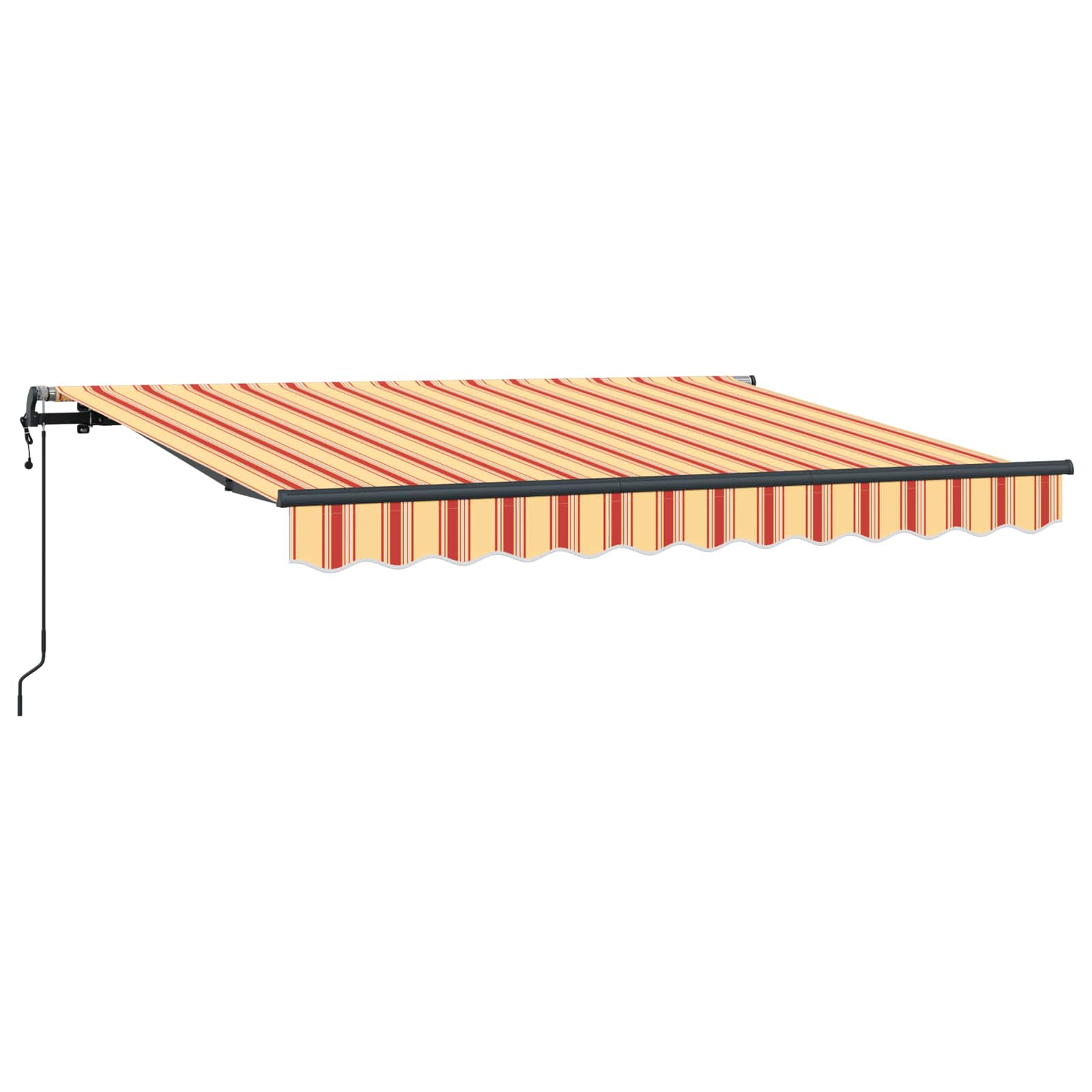 Inklapbaar Zonnescherm Geel 300 x 200 cm Stof – afbeelding 2