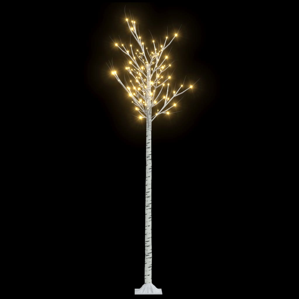 Kerstboom wilg met 220 warmwittte LED's binnen en buiten 2,2 m – afbeelding 2