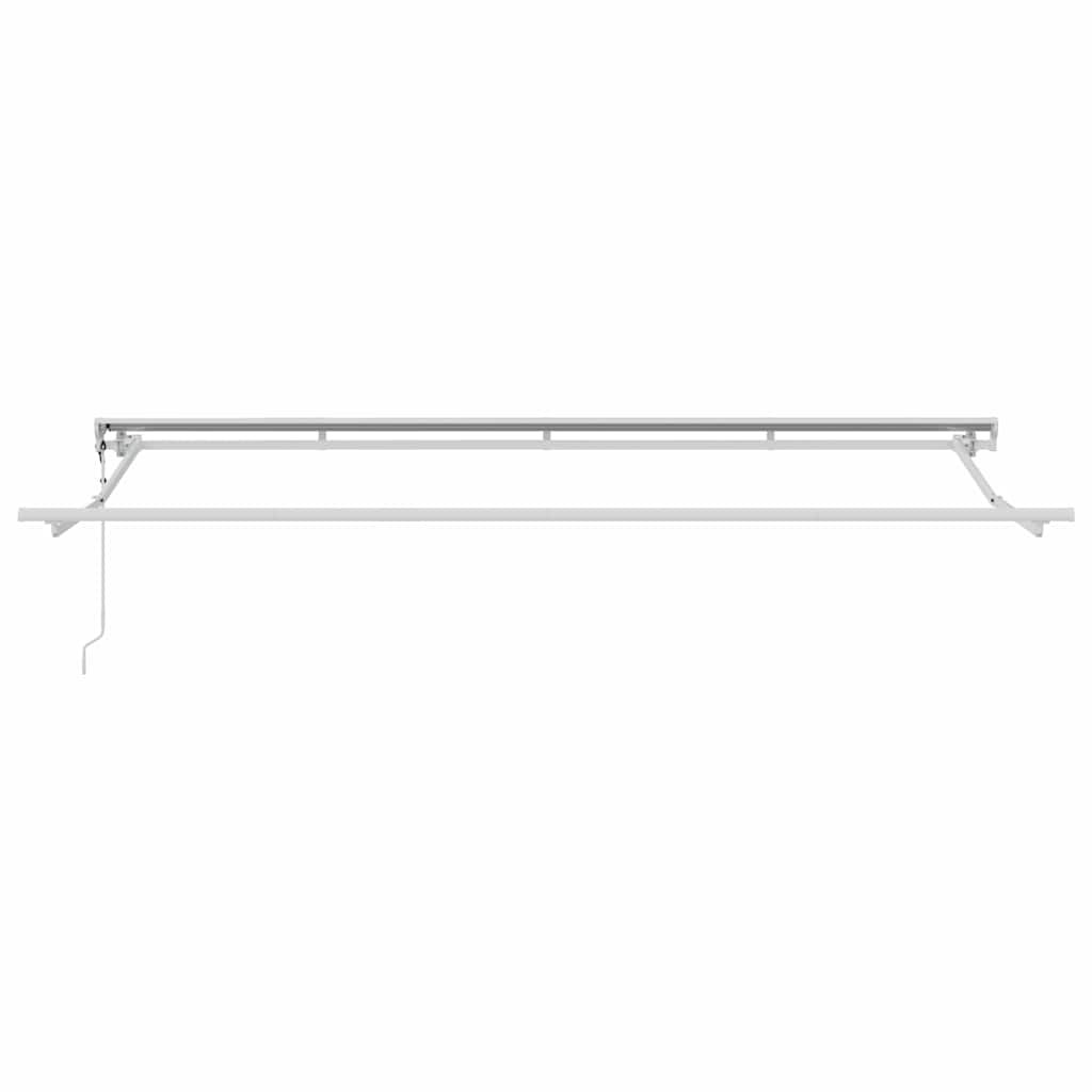 Zijde Frame Geel en Wit 350 x 200 cm Polyester met PU-coating – afbeelding 7