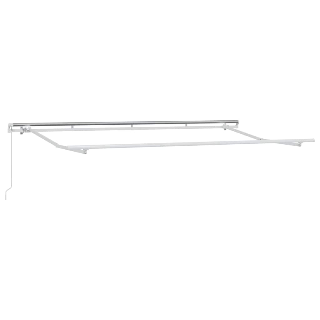 Inklapbaar Zonnescherm Geel 350 x 200 cm Stof – afbeelding 4