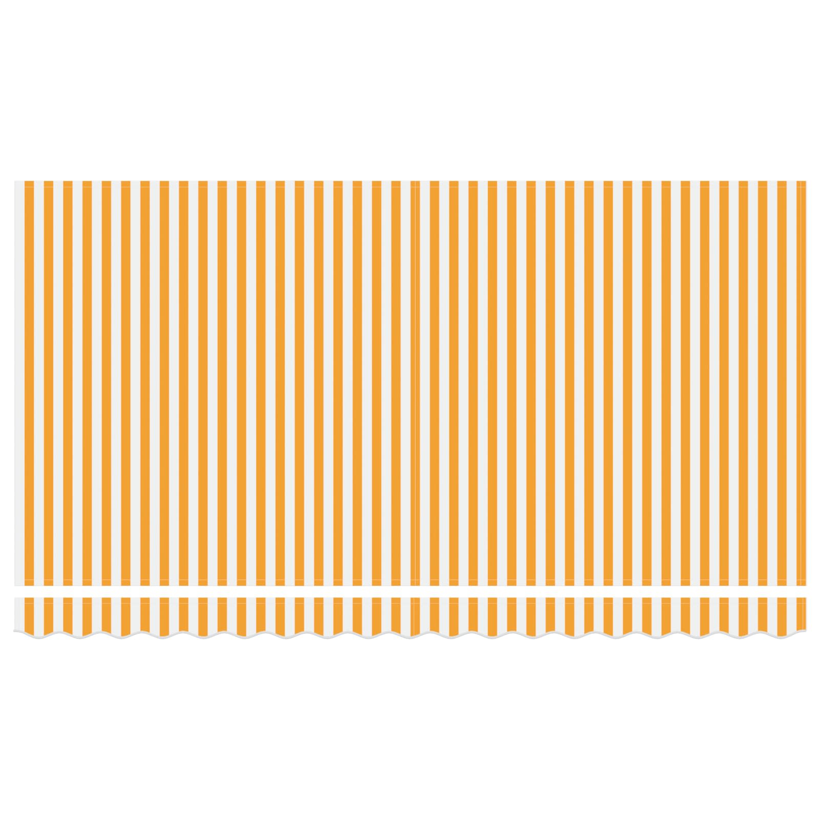 Inklapbaar Zonnescherm Geel 350 x 200 cm Stof – afbeelding 6