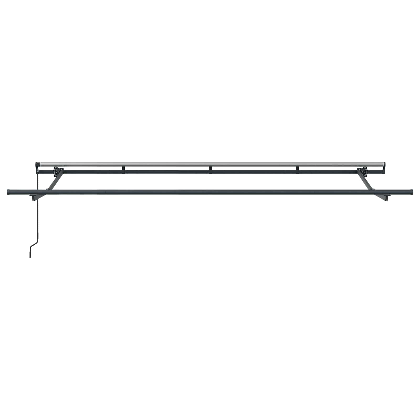 Inklapbaar Zonnescherm Geel 350 x 200 cm Stof – afbeelding 7