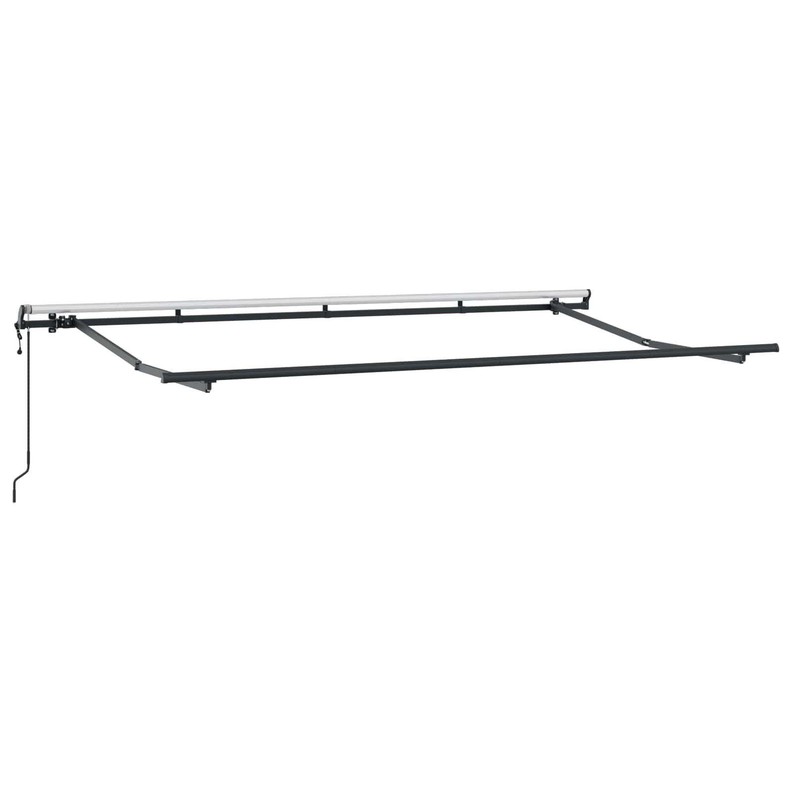 Inklapbaar Zonnescherm Geel 350 x 200 cm Stof – afbeelding 5