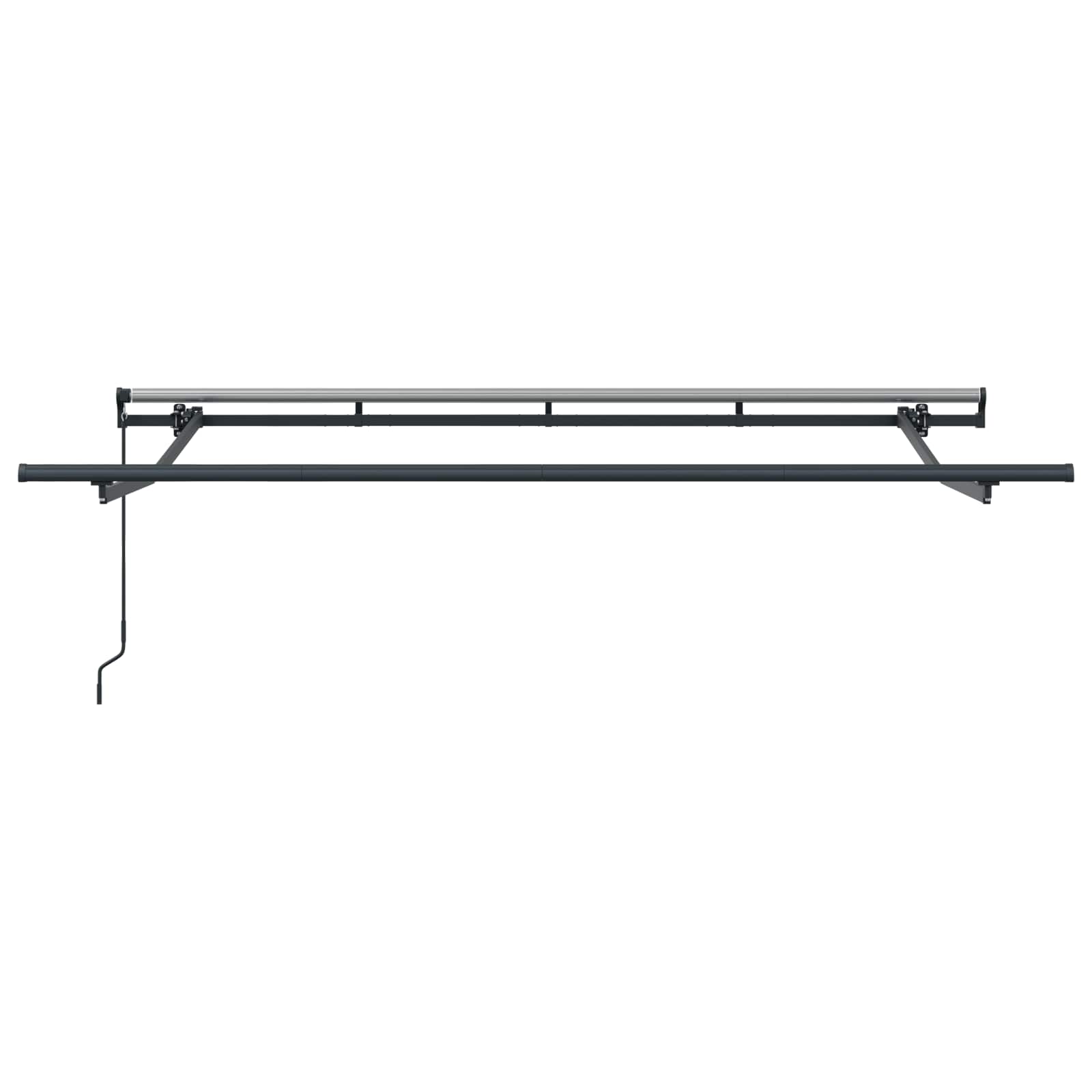 Inklapbaar Zonnescherm Geel 350 x 200 cm Stof – afbeelding 7
