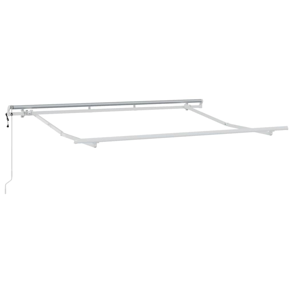 Inklapbaar Zonnescherm Geel 350 x 200 cm Stof – afbeelding 4
