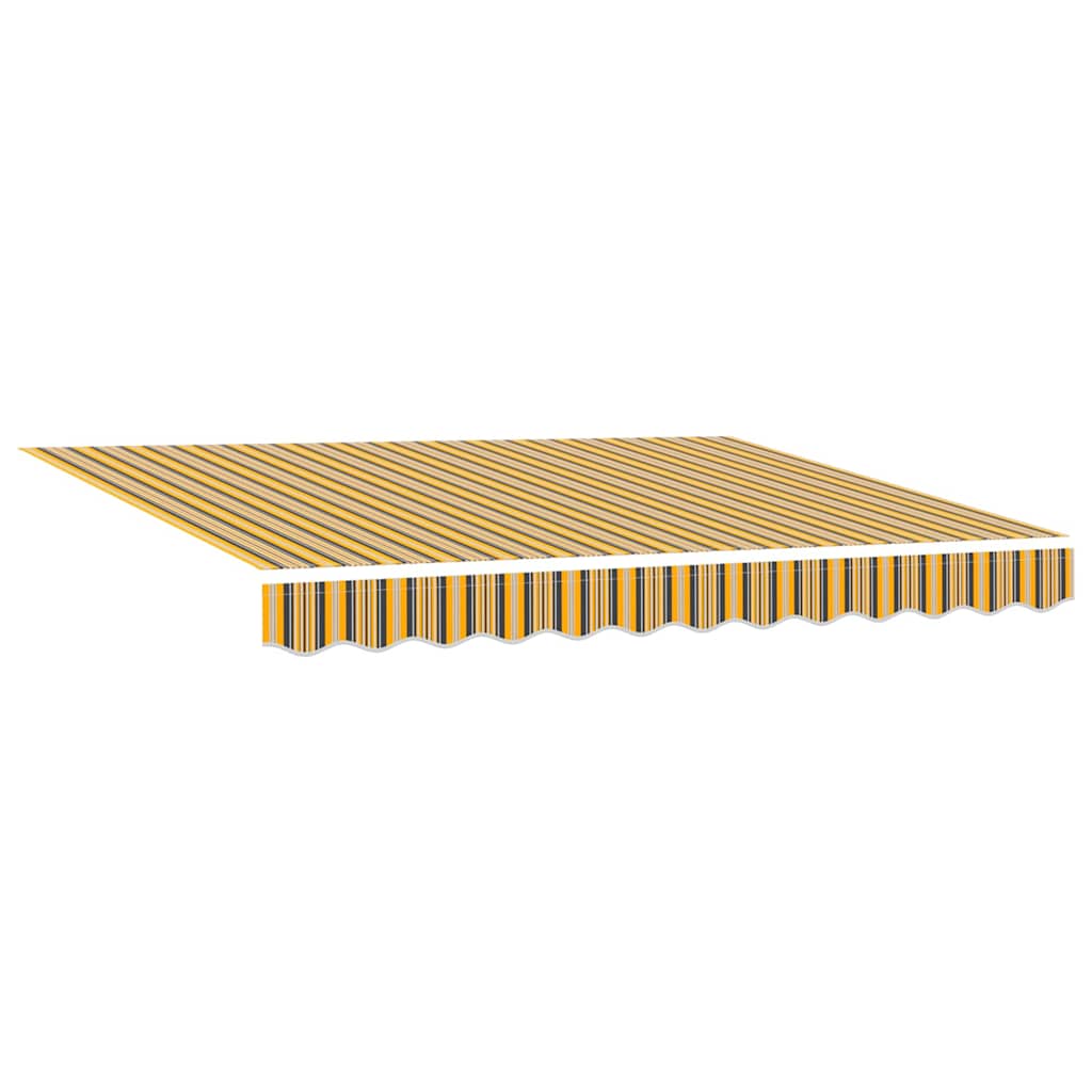 Inklapbaar Zonnescherm Geel 350 x 200 cm Stof – afbeelding 5