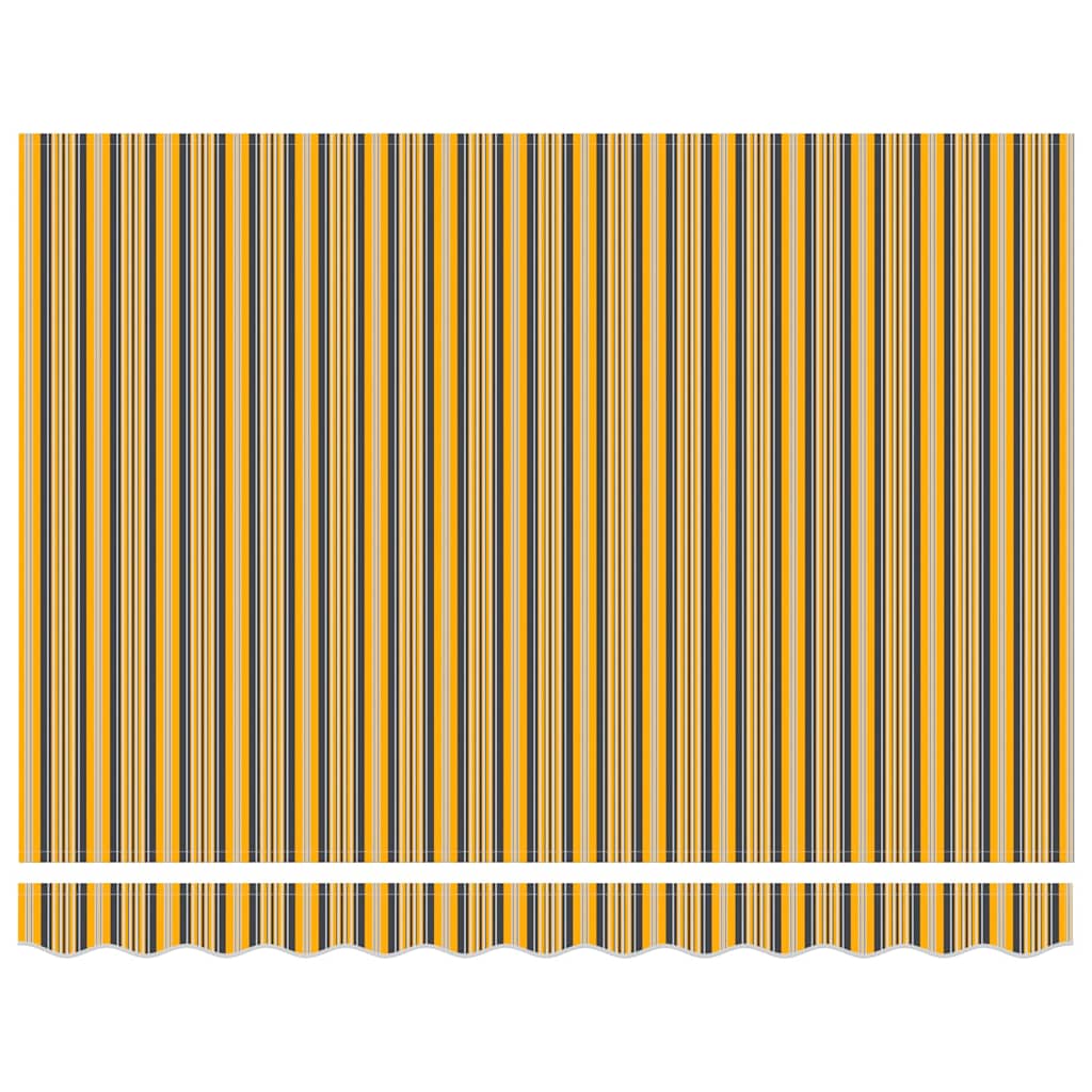 Inklapbaar Zonnescherm Geel 350 x 200 cm Stof – afbeelding 7