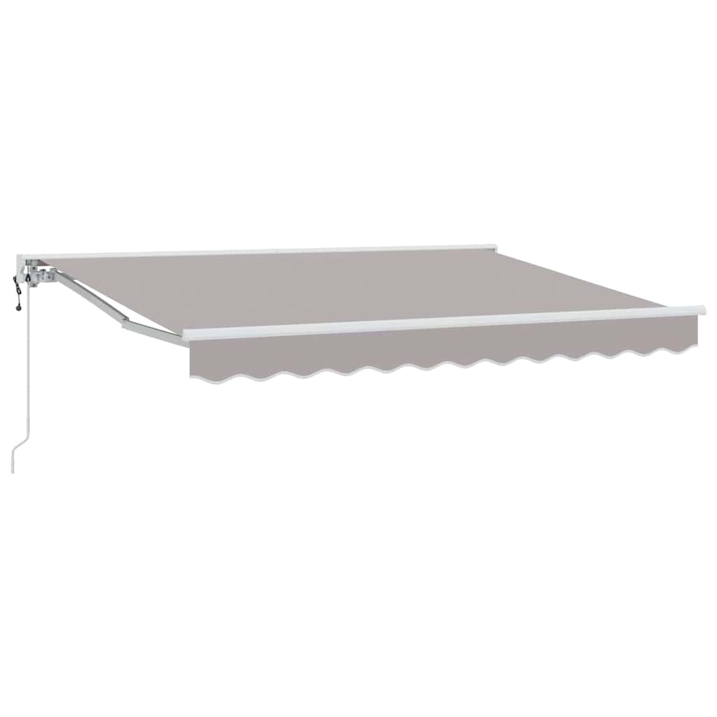 Zijde Frame Lichtgrijs 350 x 200 cm Polyester met PU-coating – afbeelding 2