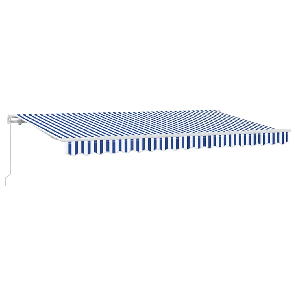 Inklapbaar Zonnescherm Blauw 400 x 200 cm Stof – afbeelding 2