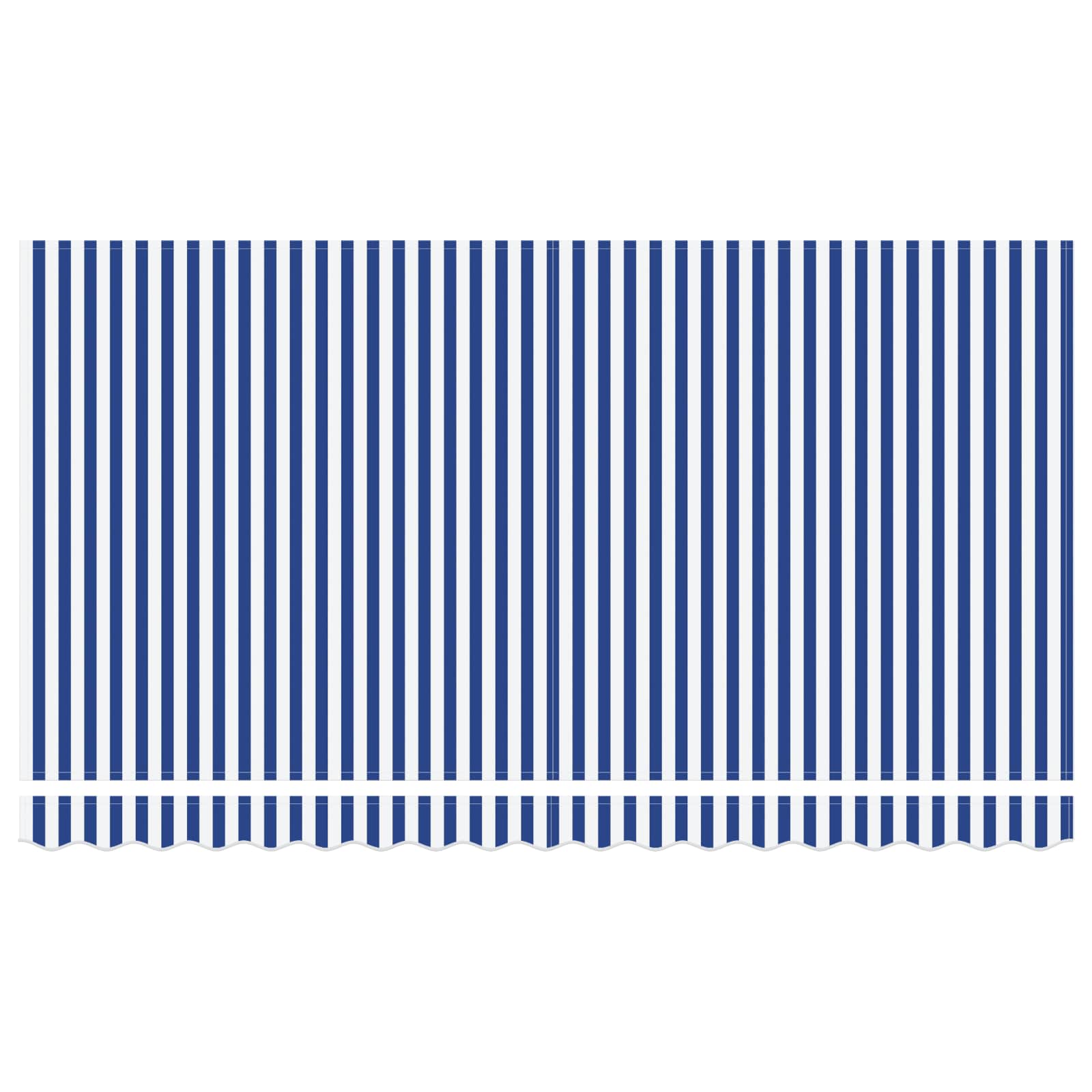 Inklapbaar Zonnescherm Blauw en Wit 400 x 200 cm – afbeelding 8