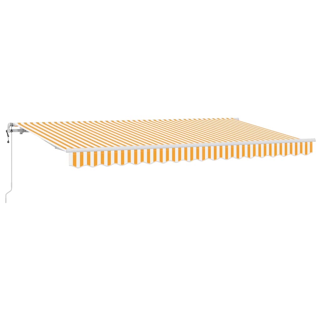 Inklapbaar Zonnescherm Geel 400 x 200 cm Stof – afbeelding 2