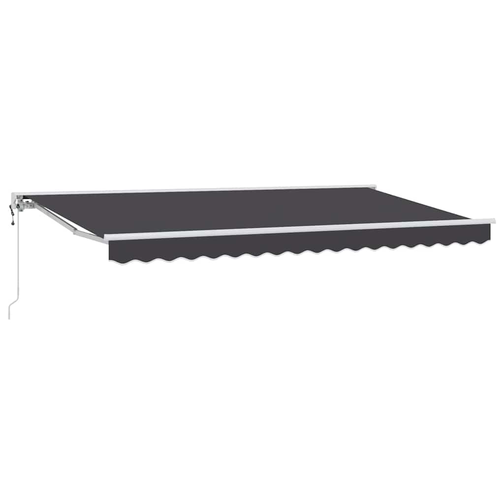 Zijde Frame Antraciet 400 x 200 cm Polyester met PU-coating – afbeelding 2