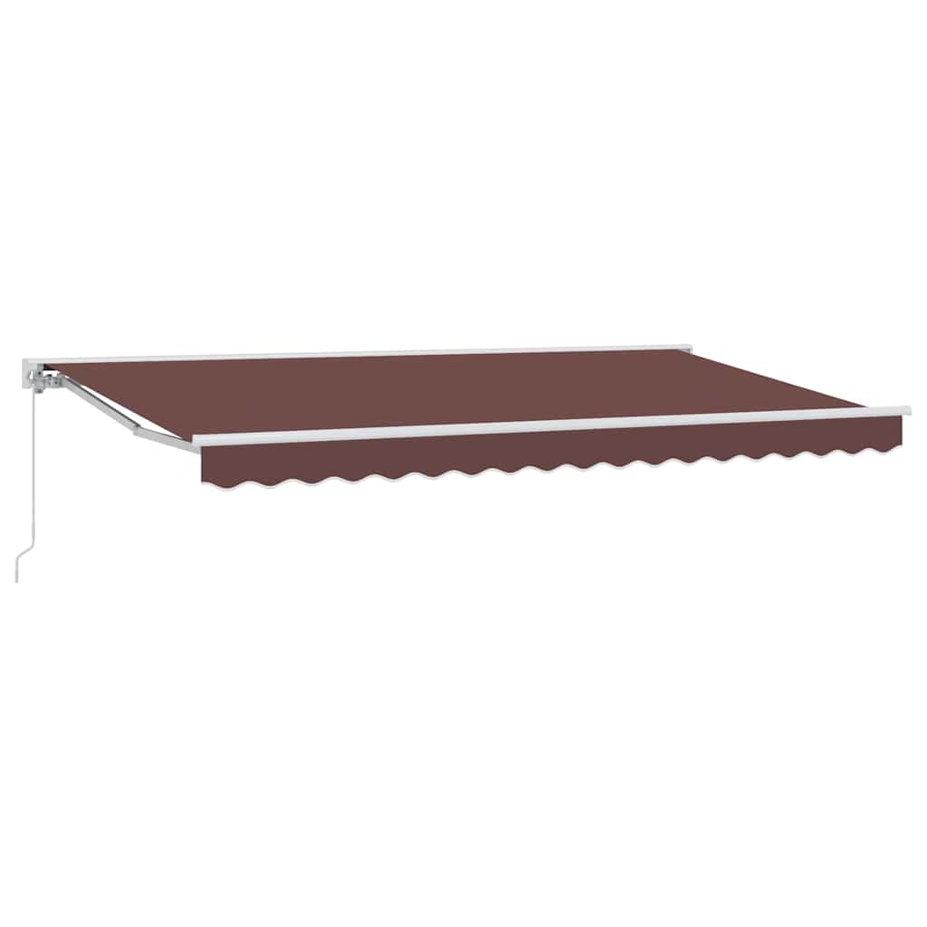 Zijde Frame Bruin 400 x 200 cm Polyester met PU-coating – afbeelding 2