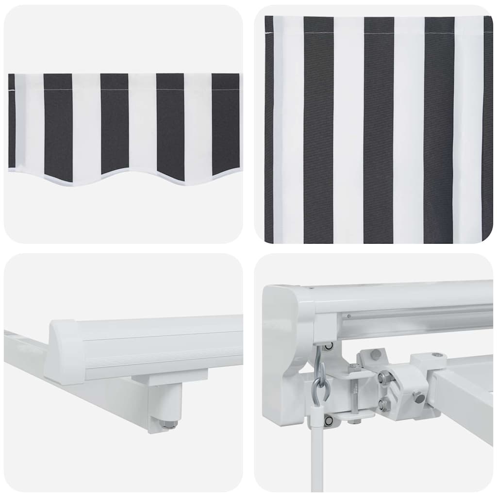 Zijde Frame Antraciet en Wit 400 x 200 cm – afbeelding 8