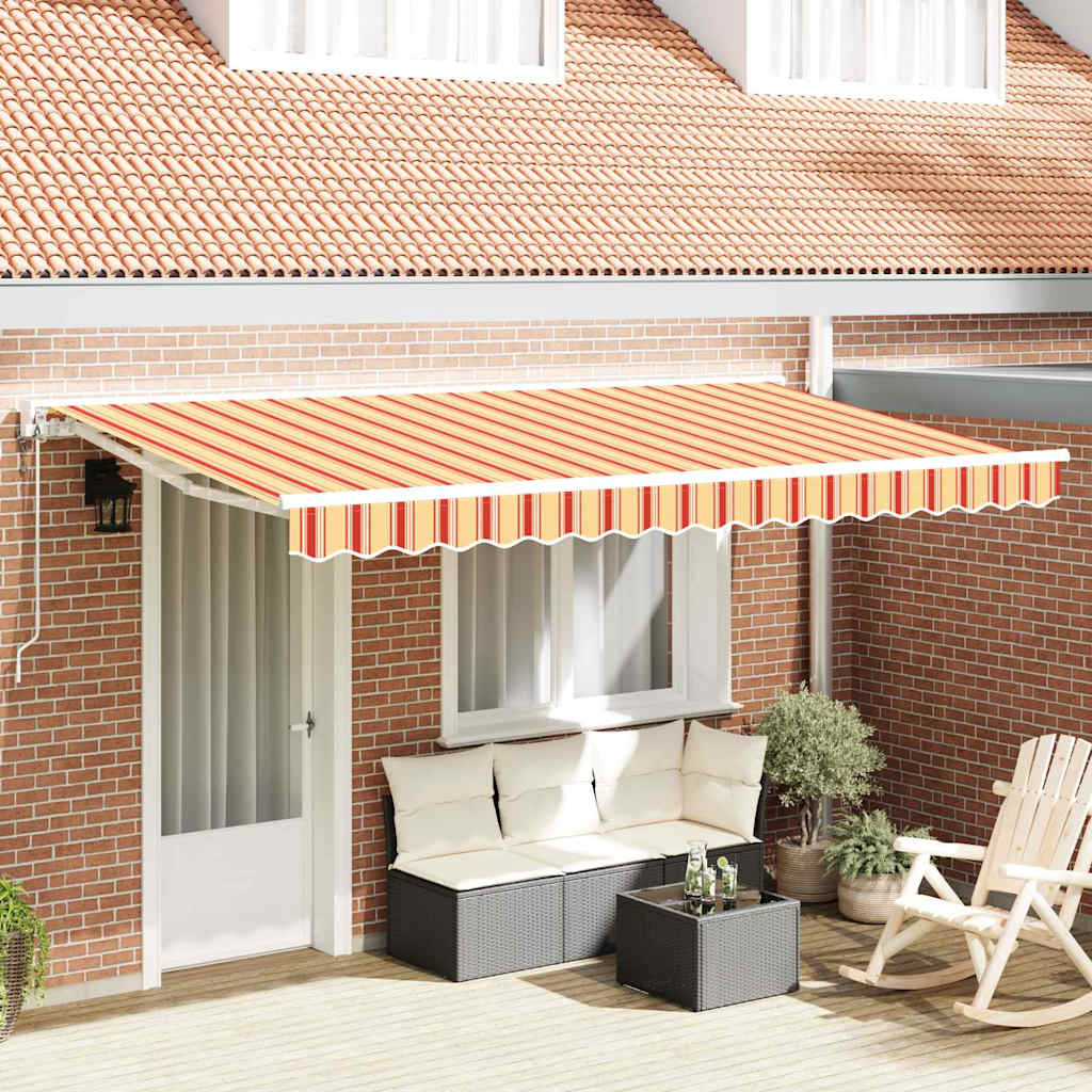 Zijde Frame Multikleur 400 x 200 cm Polyester met PU-coating