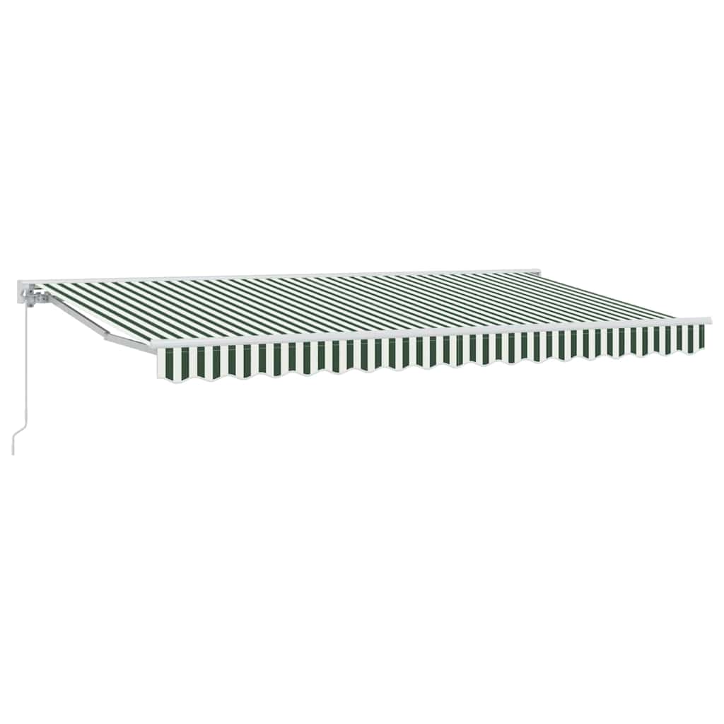 Zijde Frame Groen en Wit 400 x 200 cm Polyester met PU-coating – afbeelding 2