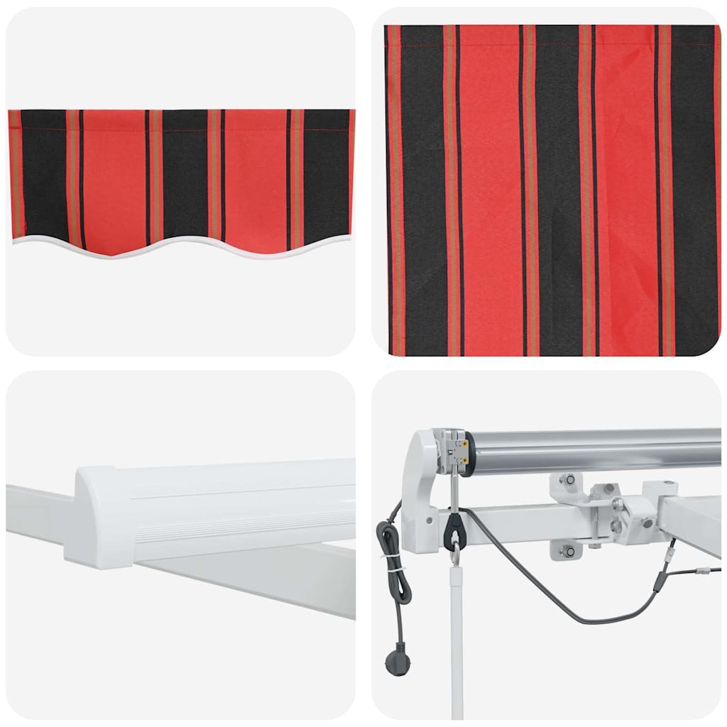 Inklapbaar Zonnescherm Oranje en Bruin 300 x 250 cm – afbeelding 10