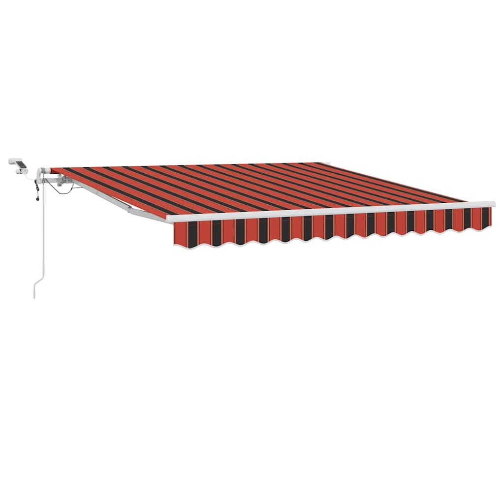 Inklapbaar Zonnescherm Oranje en Bruin 300 x 250 cm – afbeelding 2