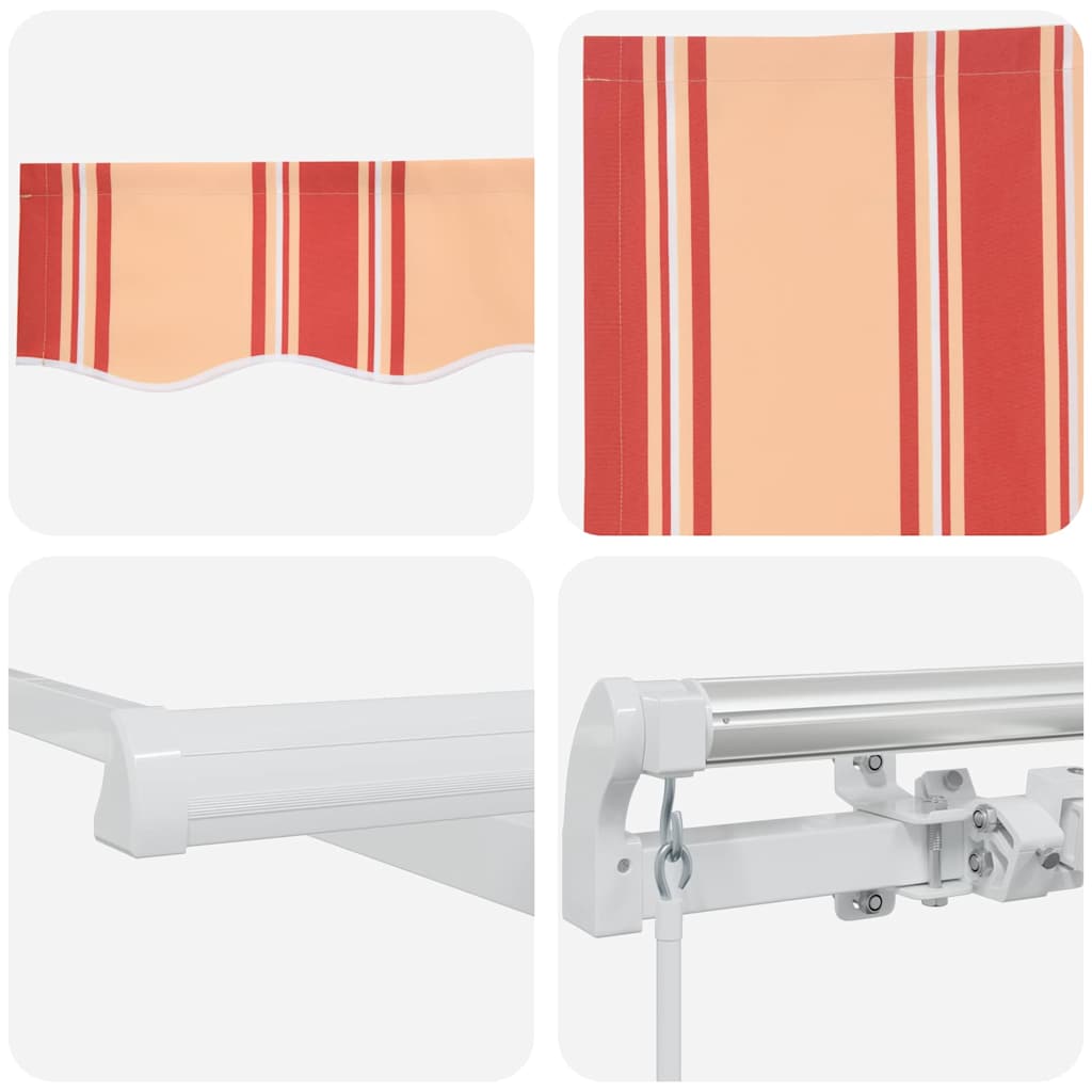 Inklapbaar Zonnescherm Geel en Oranje 300 x 250 cm – afbeelding 8