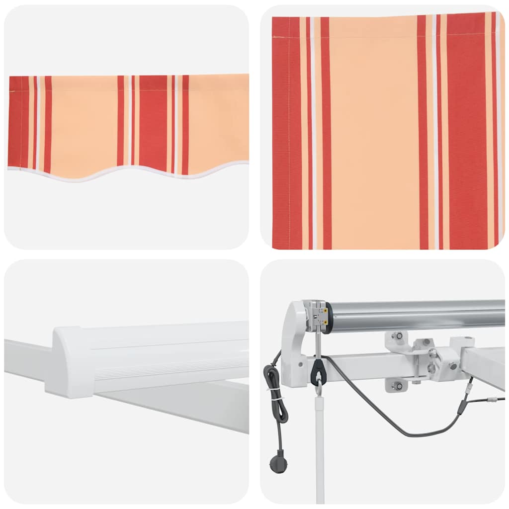 Inklapbaar Zonnescherm Geel en Oranje 300 x 250 cm – afbeelding 10
