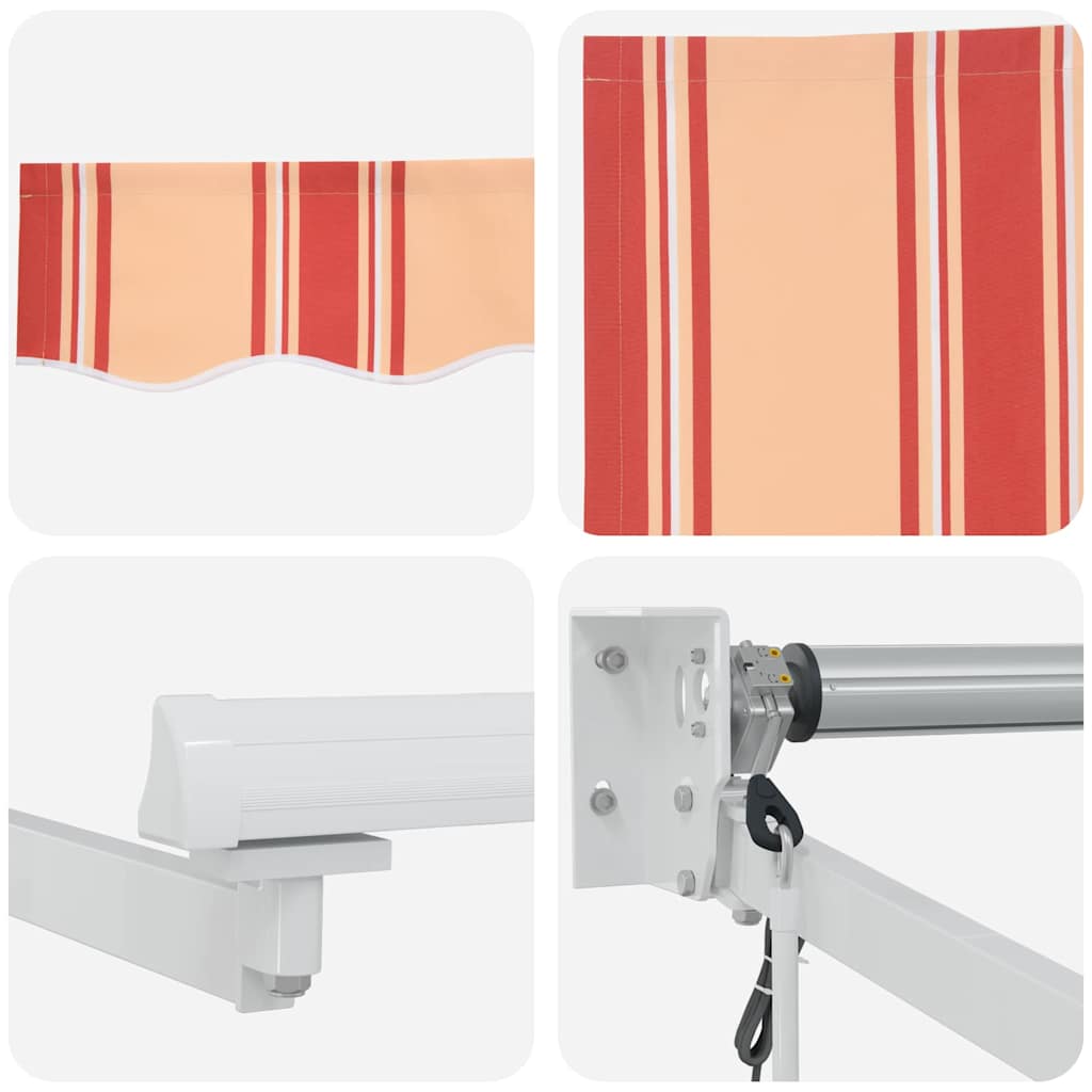 Inklapbaar Zonnescherm Geel en Oranje 300 x 250 cm – afbeelding 7