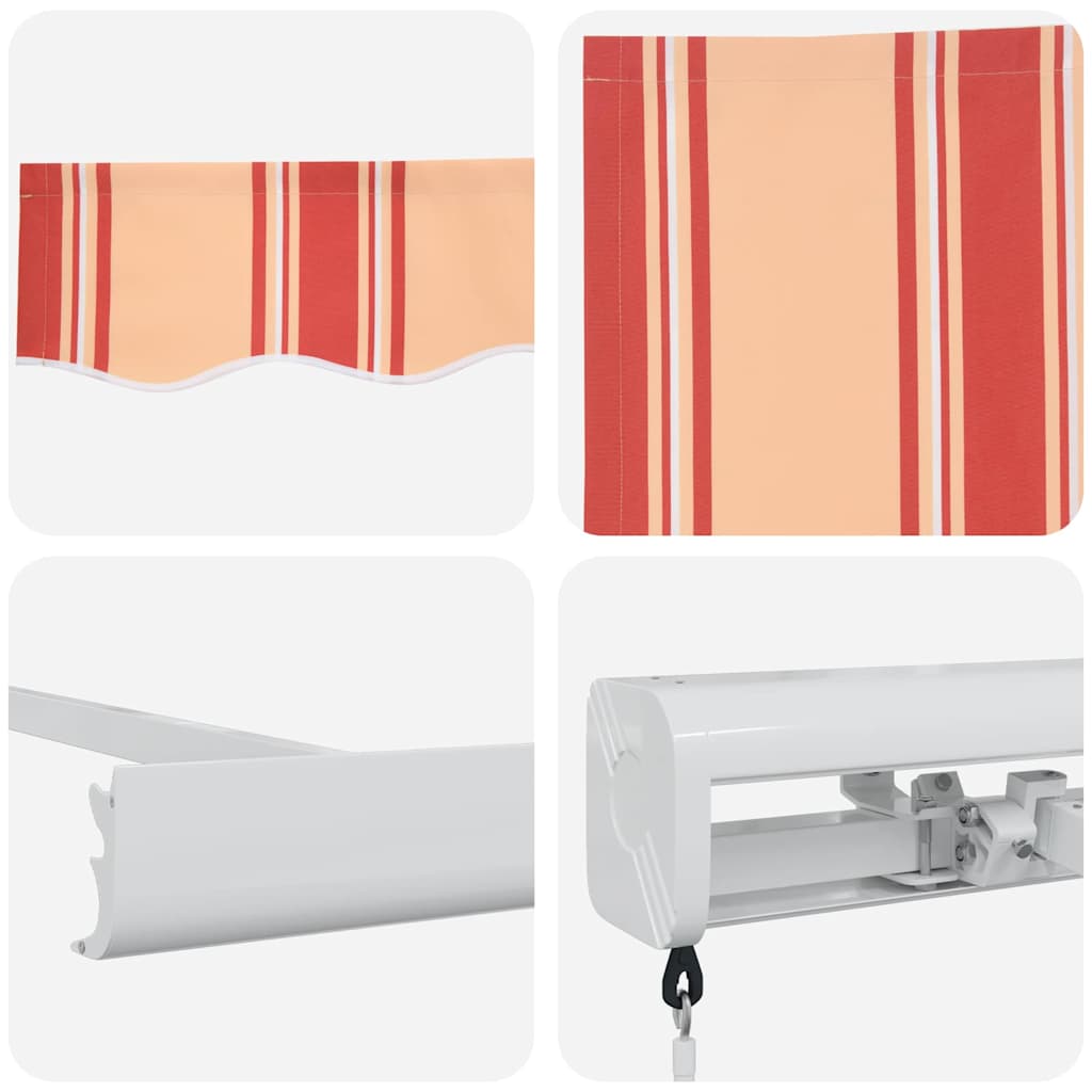Inklapbaar Zonnescherm Geel en Oranje 300 x 250 cm – afbeelding 8