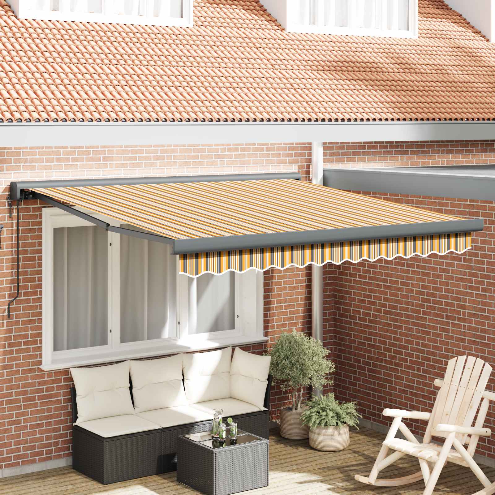 Markies Multikleur 300 x 250 x 165 cm Polyester en Aluminium – afbeelding 1